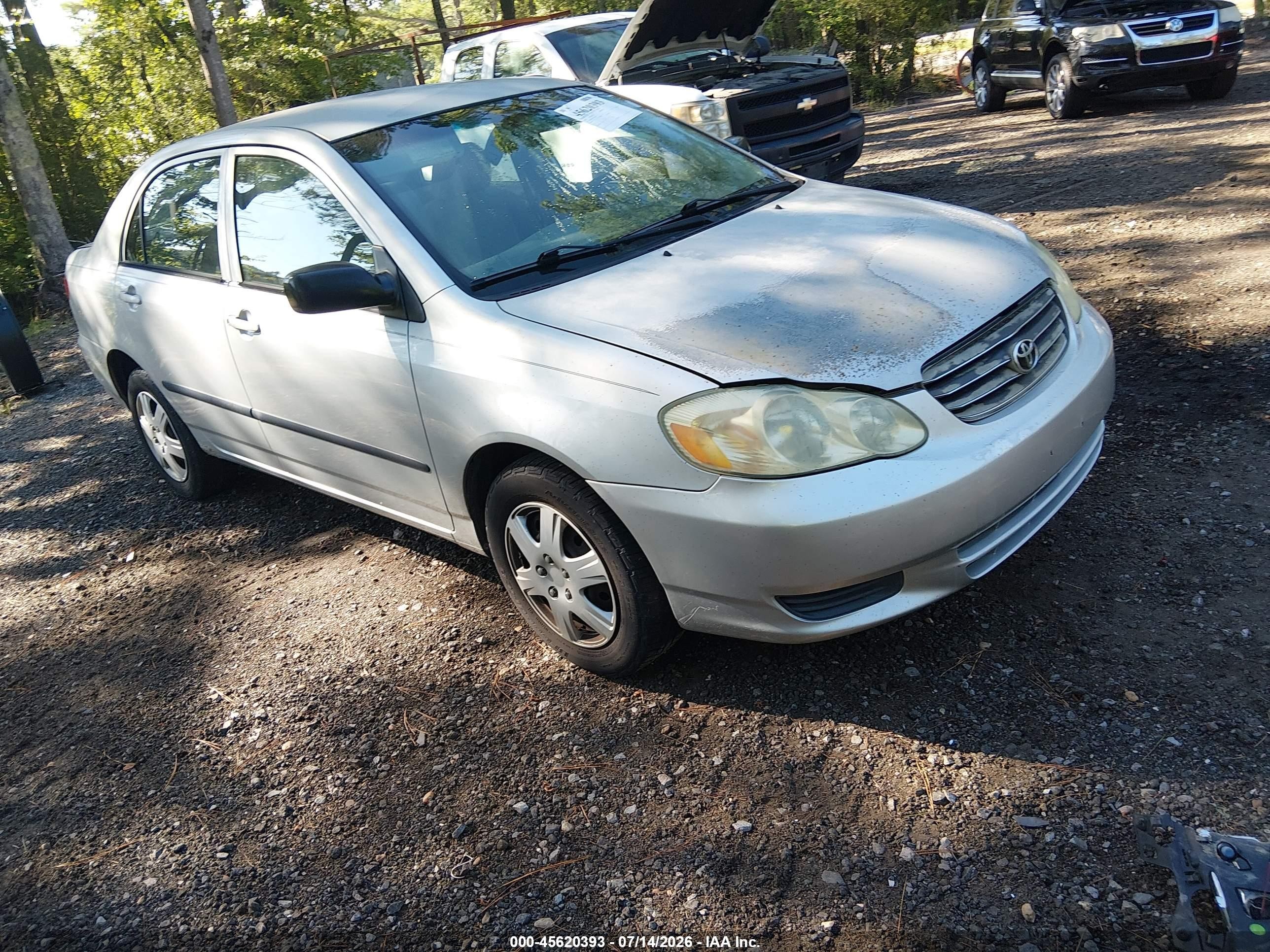 2003 Toyota Corolla LE, VIN 1NXBR32E23Z042395 — Normal wear