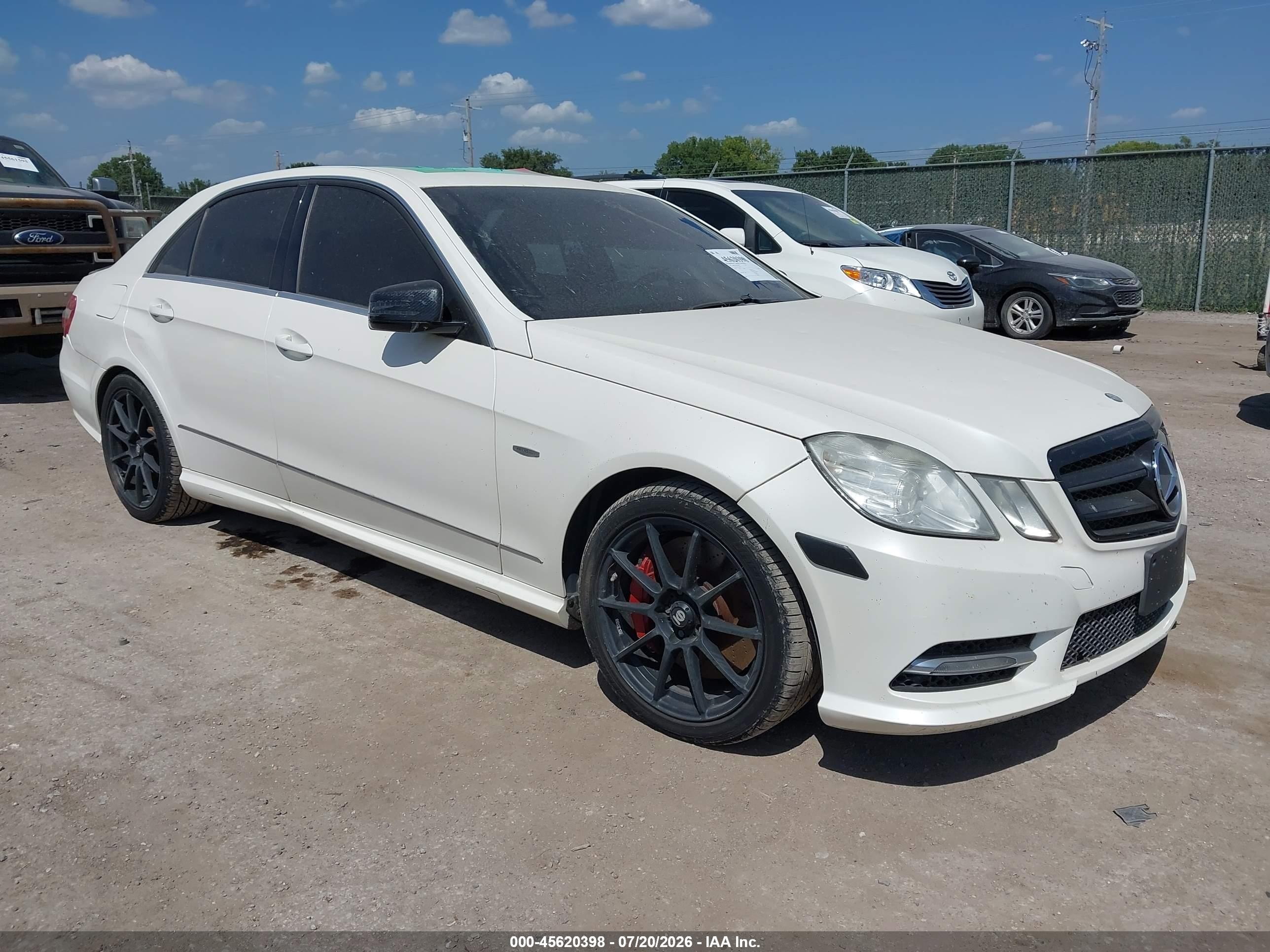 2012 Mercedes-Benz E 550 Sport, VIN WDDHF9BB5CA544020 — Hail