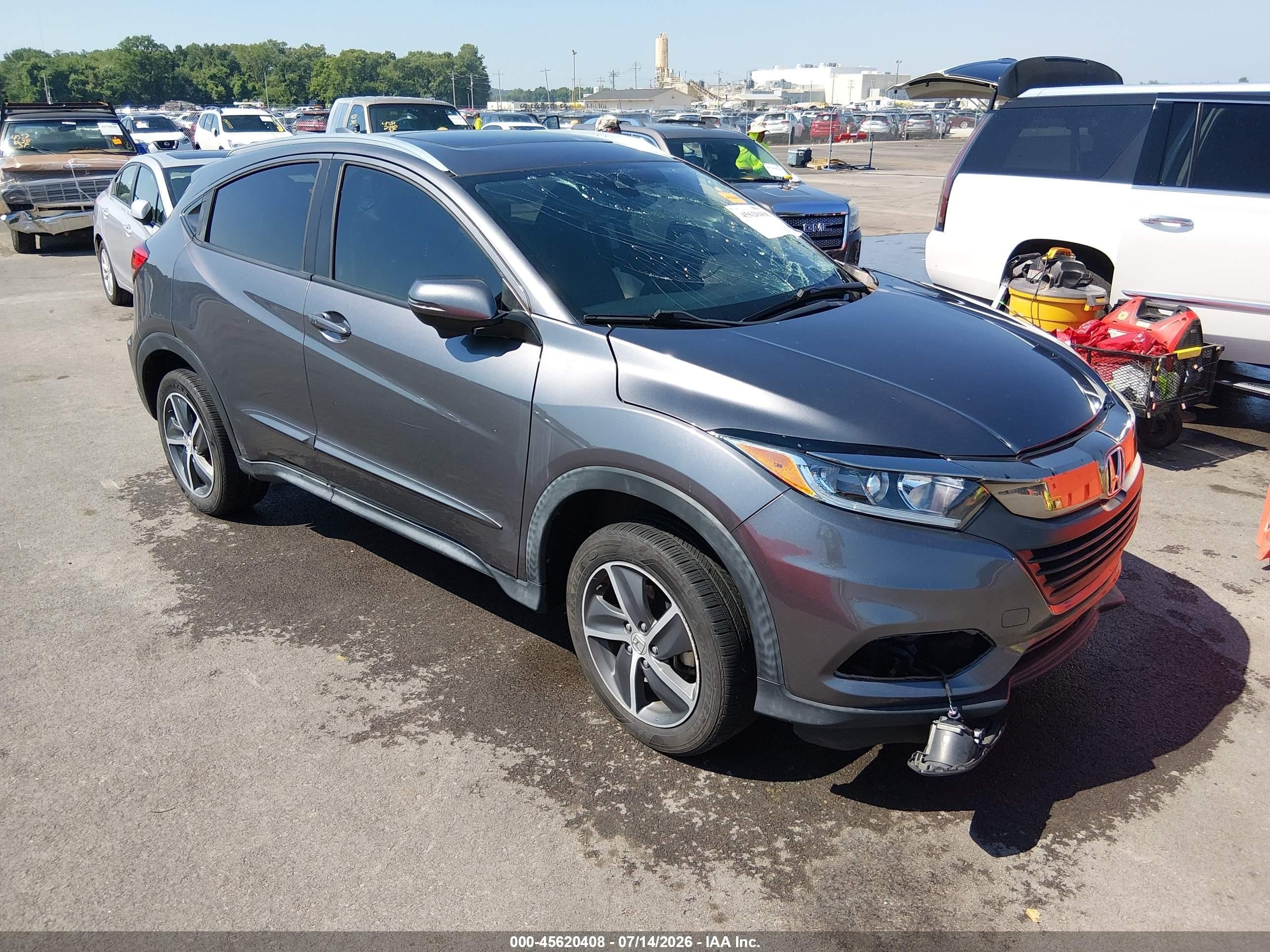 2021 Honda HR-V EX, VIN 3CZRU5H57MM705187 — Side