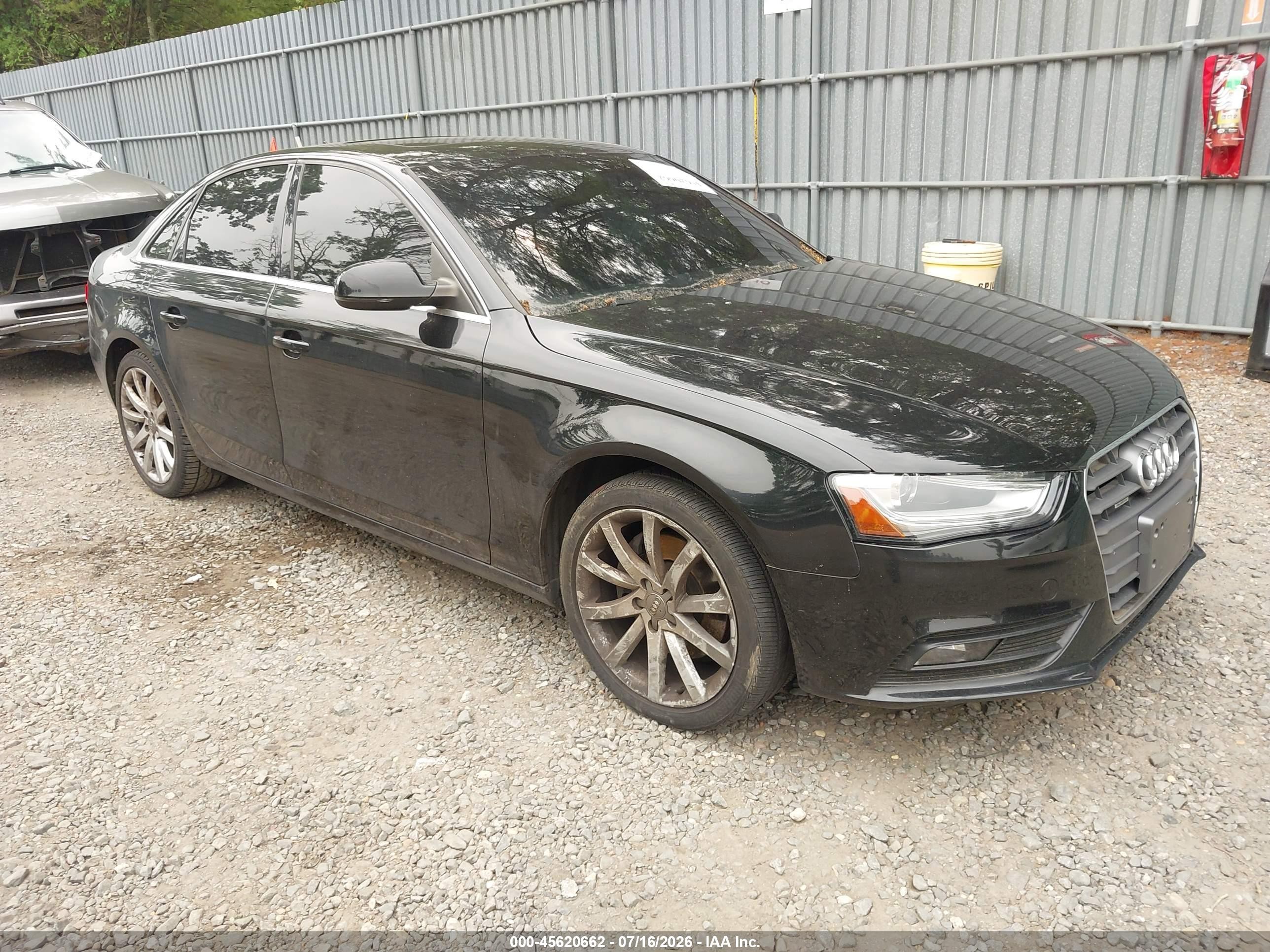 2013 Audi A4 Premium Plus, VIN WAUFFAFL7DN045507 — Normal wear