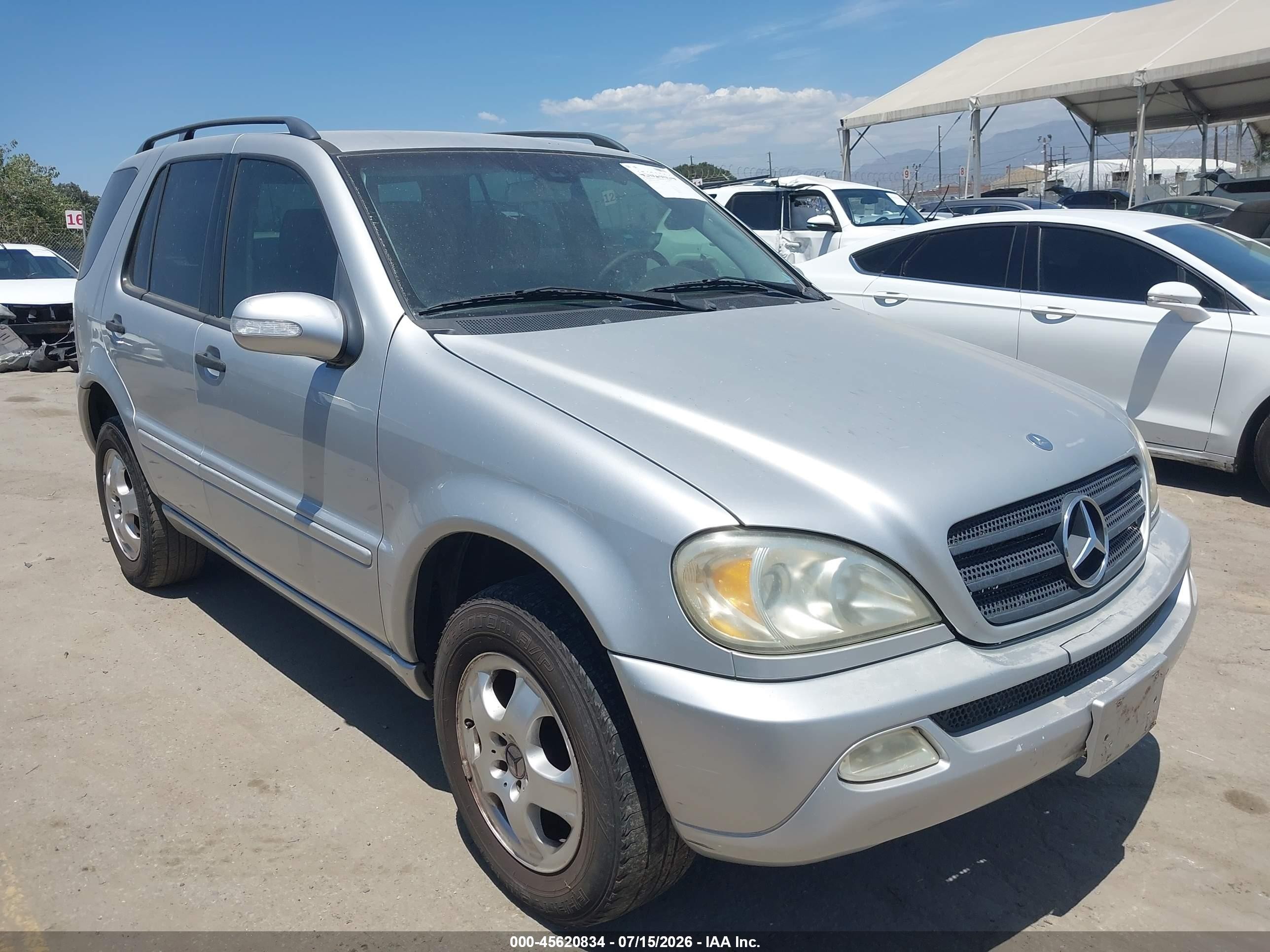 2003 Mercedes-Benz M 350, VIN 4JGAB57E13A442986 — Not stated