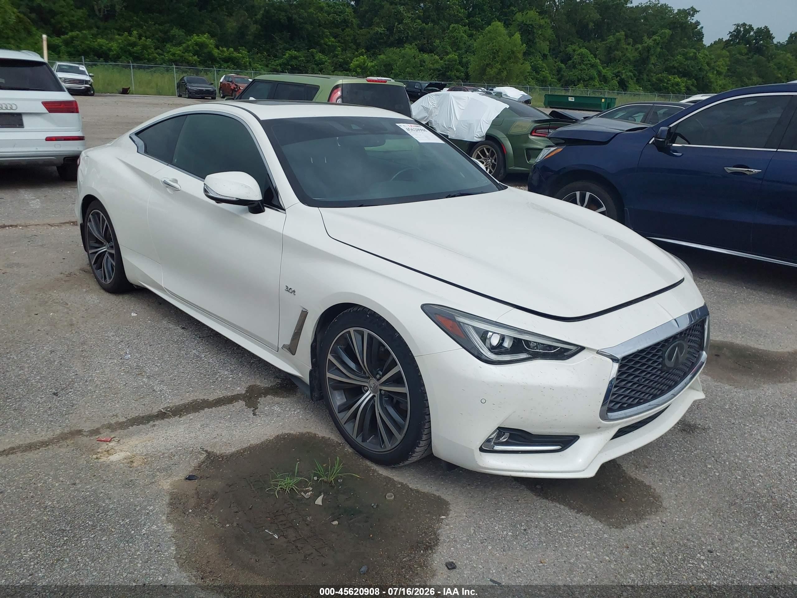 2017 Infiniti Q60 Premium, VIN JN1EV7EK6HM360441 — Вода / потоп