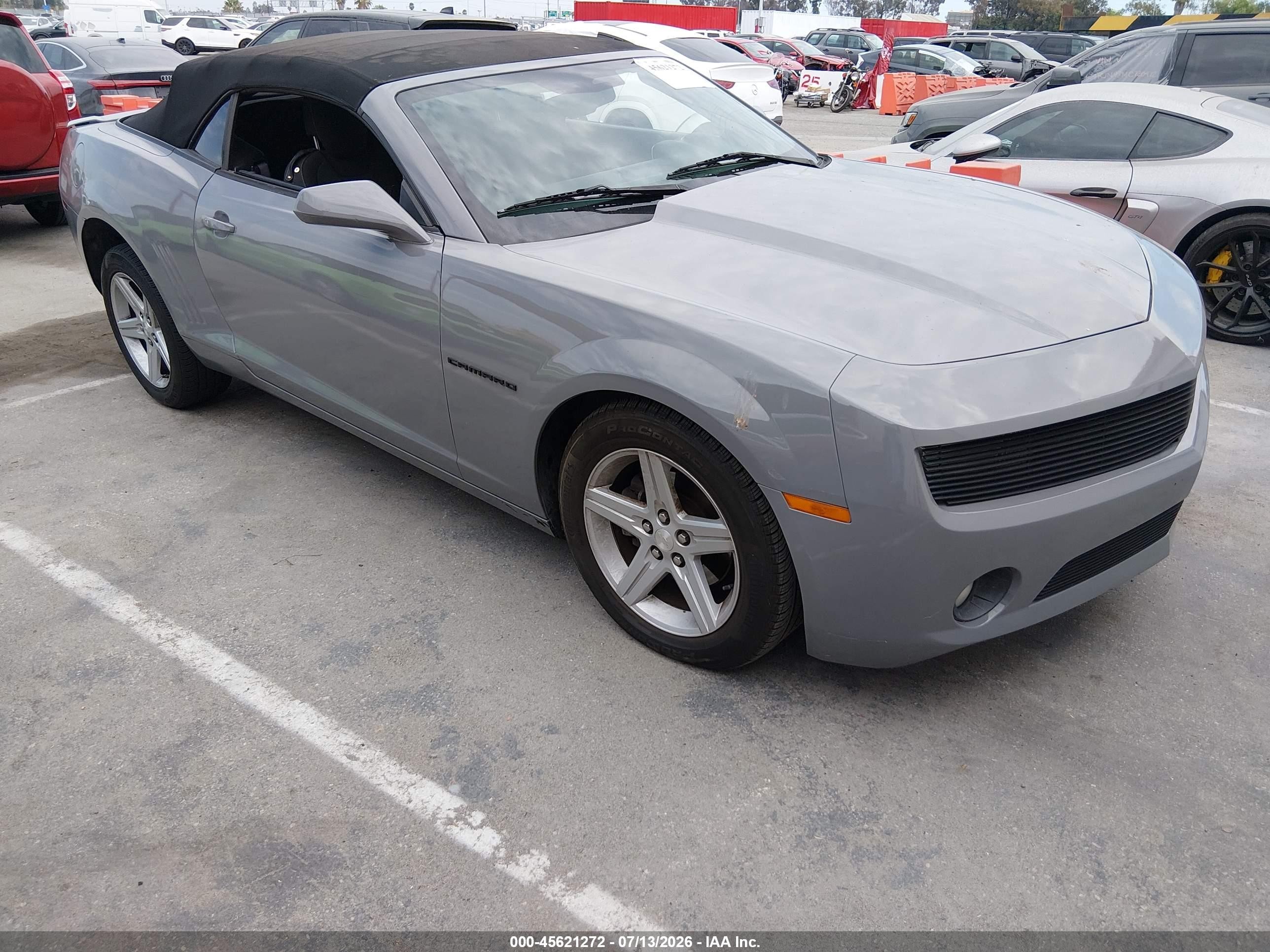 2012 Chevrolet Camaro 1LT, VIN 2G1FB3D3XC9157581 — Side