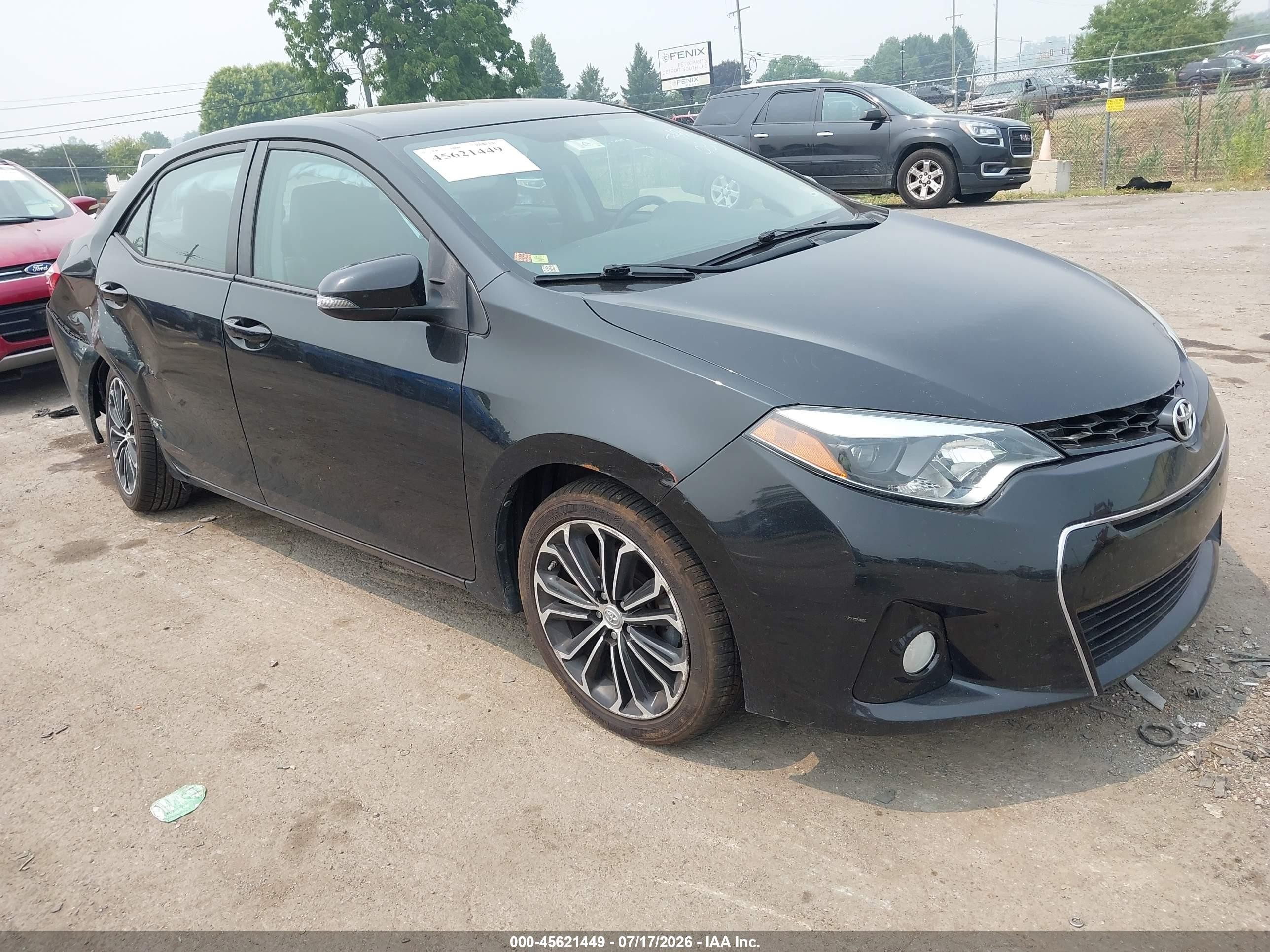 2014 Toyota Corolla L, VIN 2T1BURHE3EC170836 — Rear end