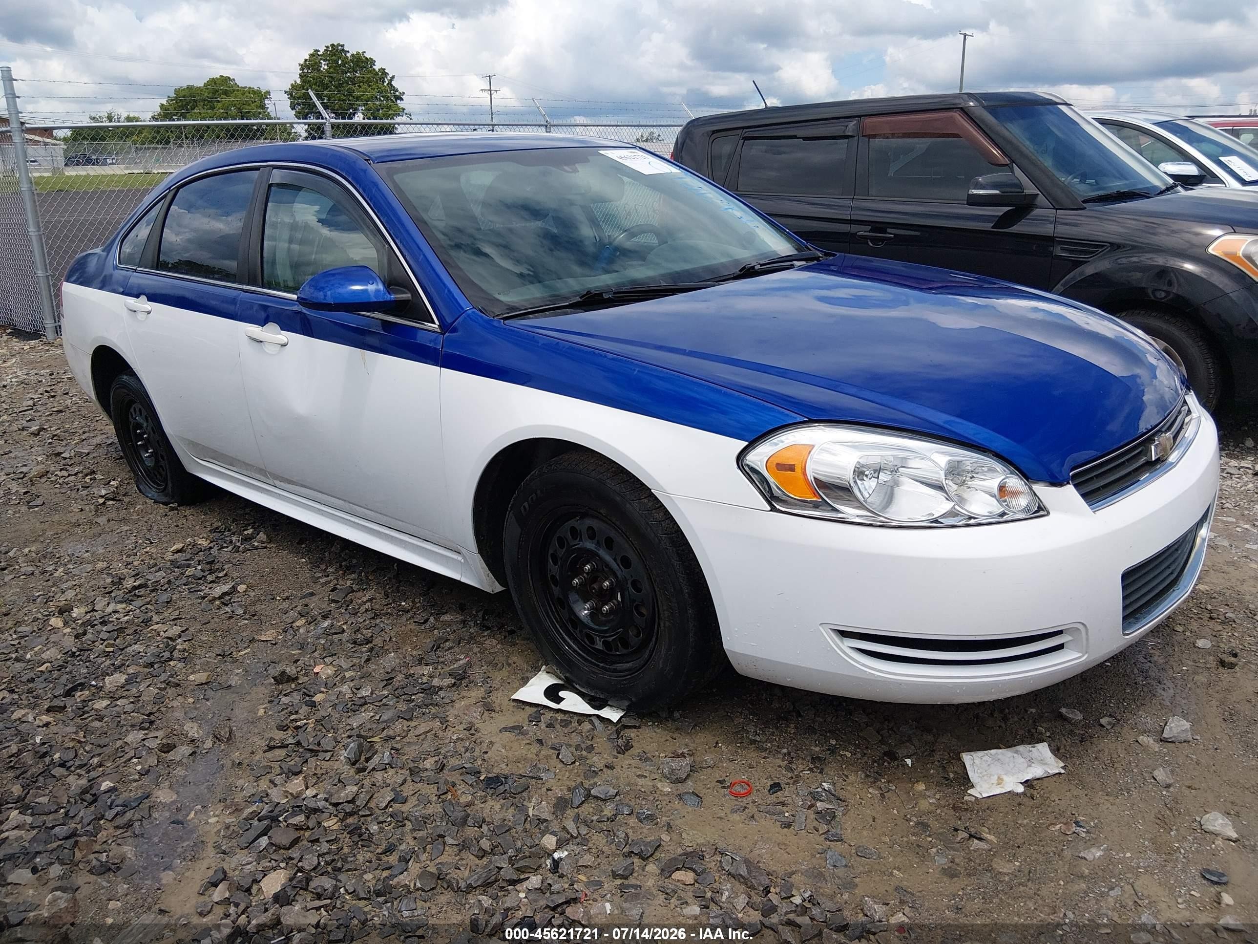 2010 Chevrolet Impala Police Police, VIN 2G1WD5EM0A1189321 — Normal wear
