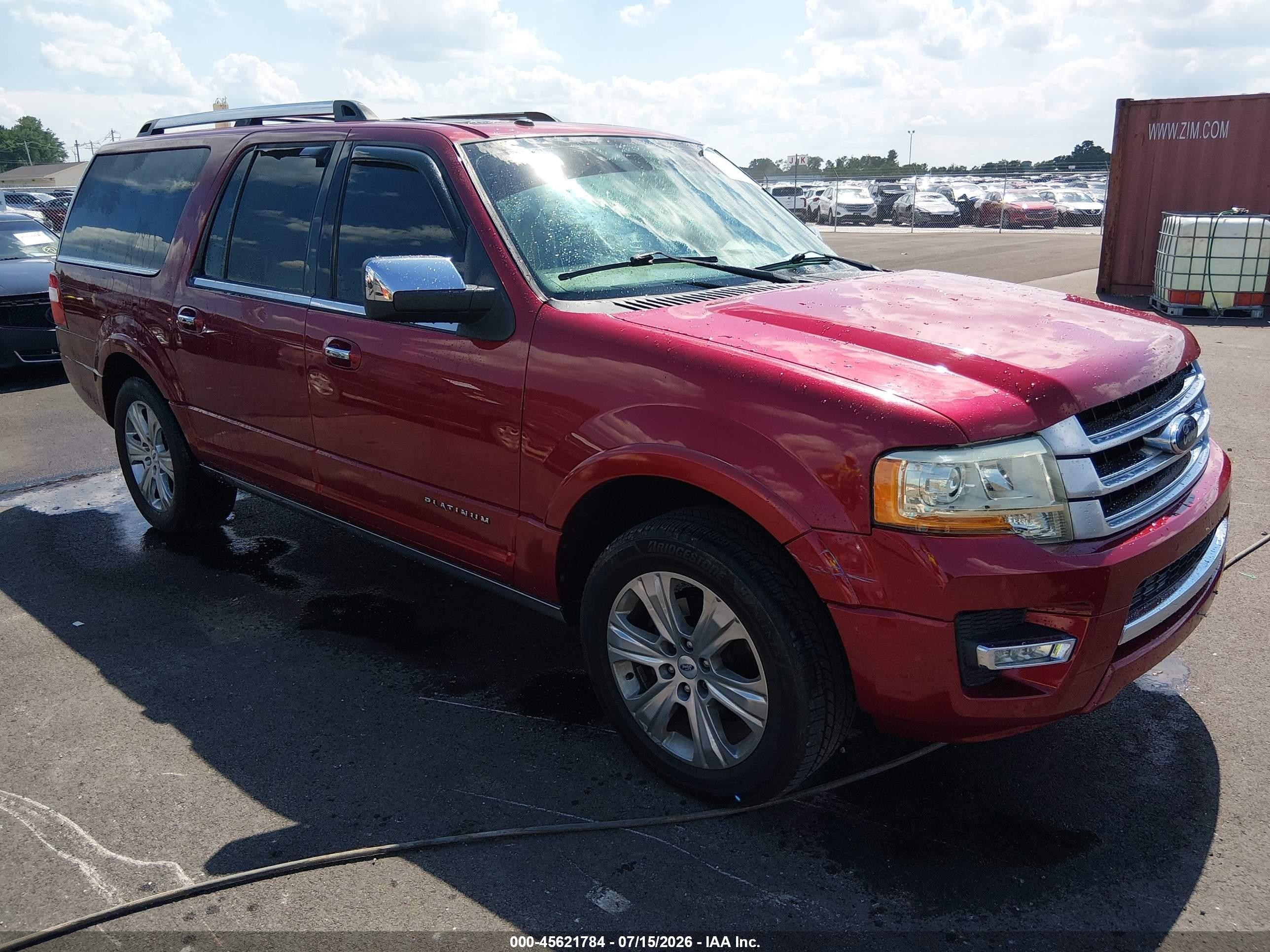 2015 Ford Expedition Max Platinum, VIN 1FMJK1LT0FEF18885 — Normal wear