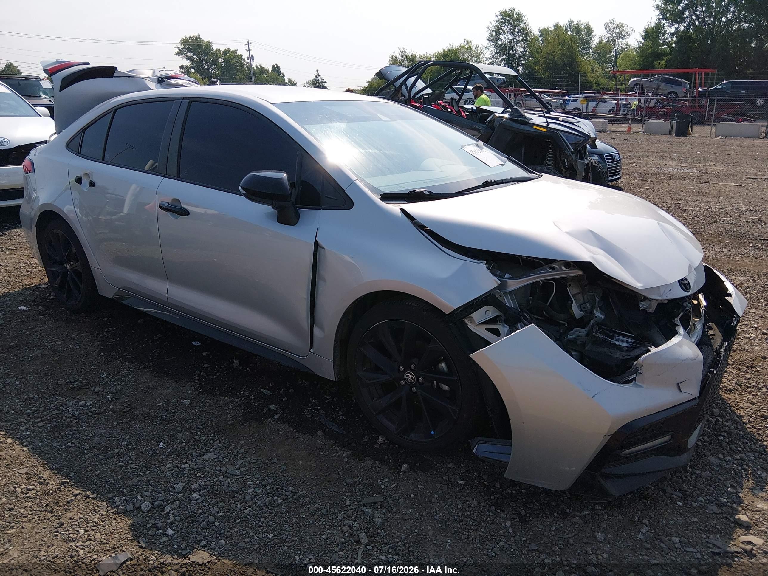 2021 Toyota Corolla Apex SE, VIN 5YFS4MCE9MP072502 — All over