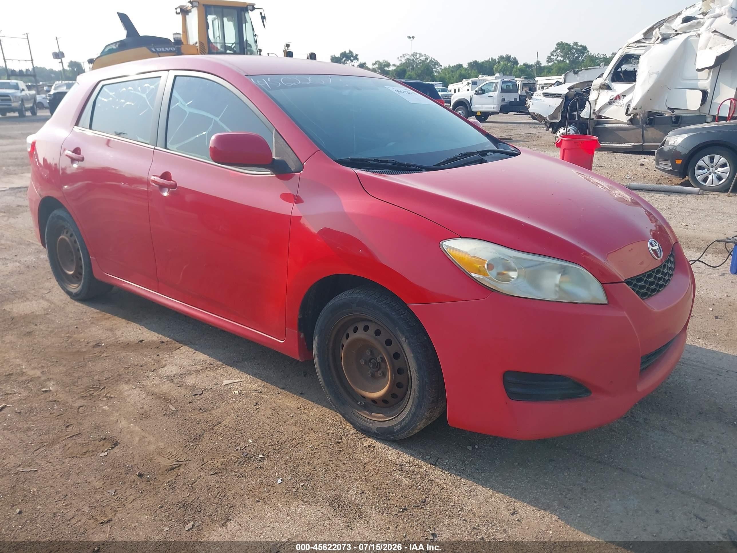 2009 Toyota Matrix, VIN 2T1KU40E49C166718 — Normal wear