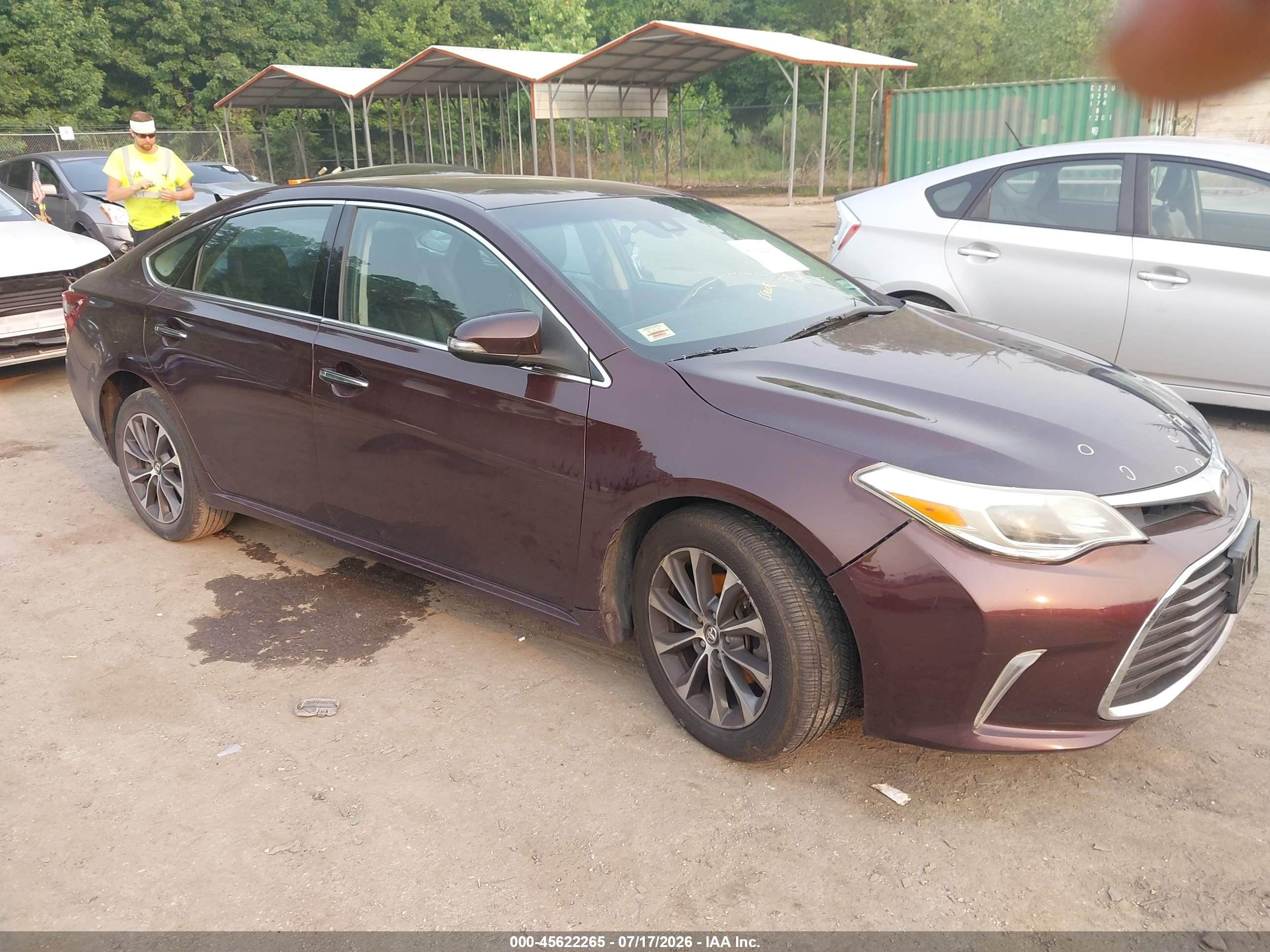 2018 Toyota Avalon XLE, VIN 4T1BK1EB3JU282482 — Перед