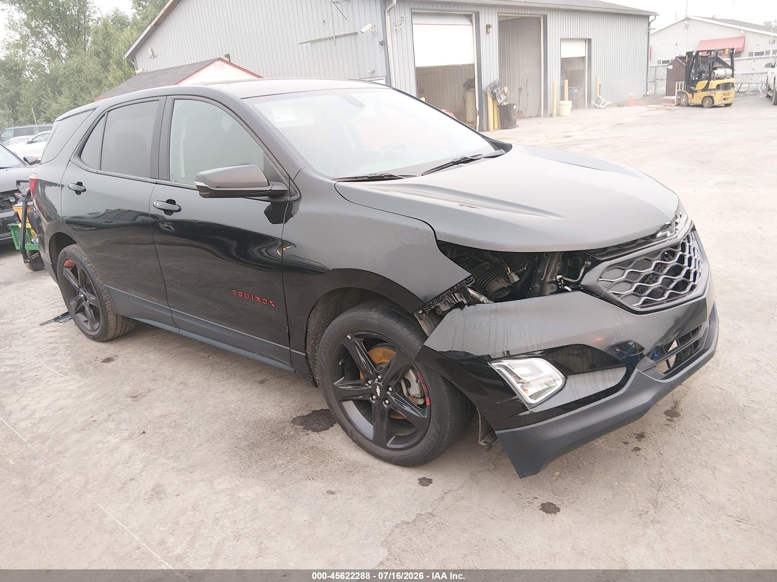 2019 Chevrolet Equinox LT, VIN 2GNAXLEX1K6152880 — Перед