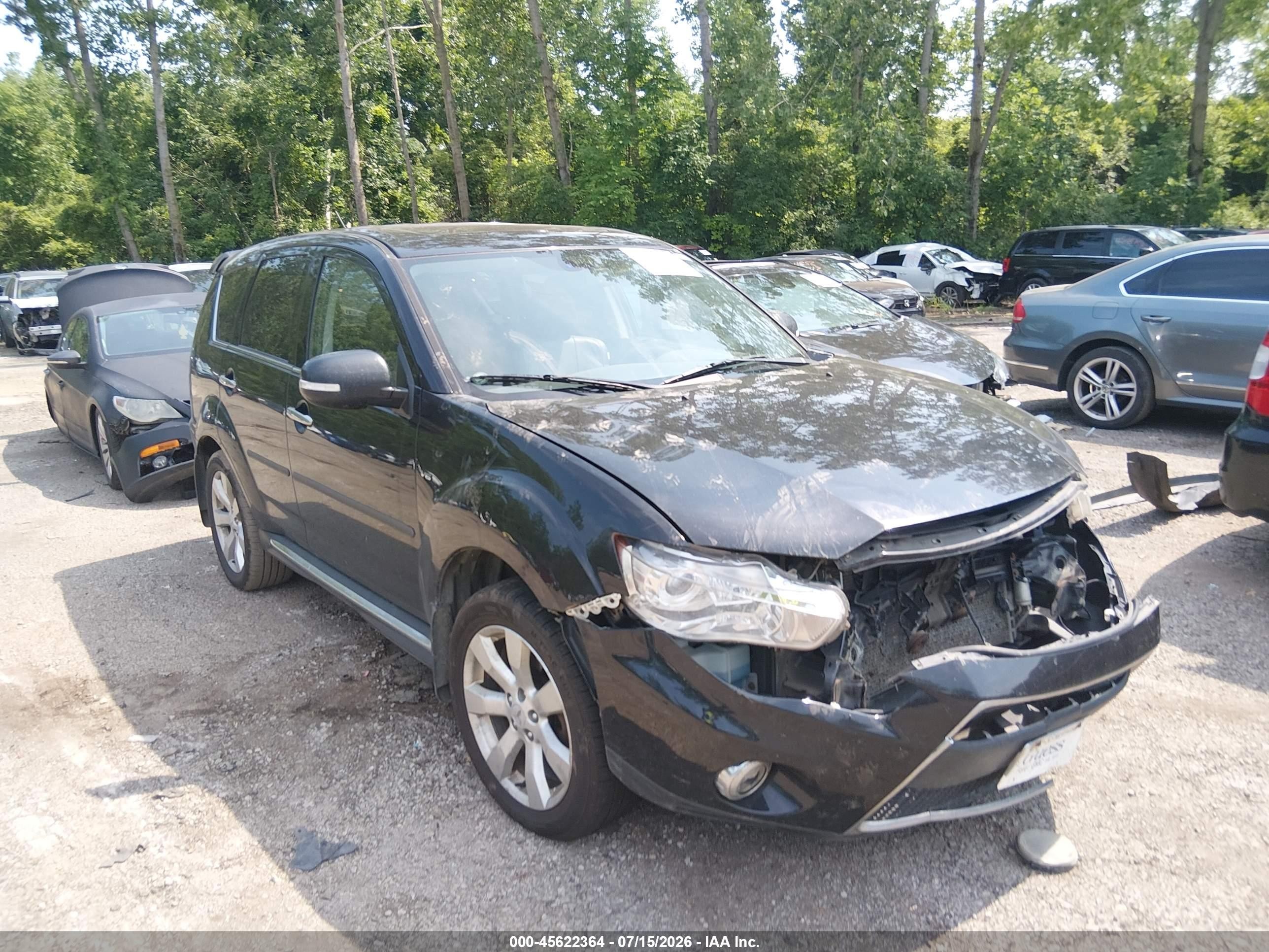 2012 Mitsubishi Outlander GT, VIN JA4JT5AX1CU006370 — Front end
