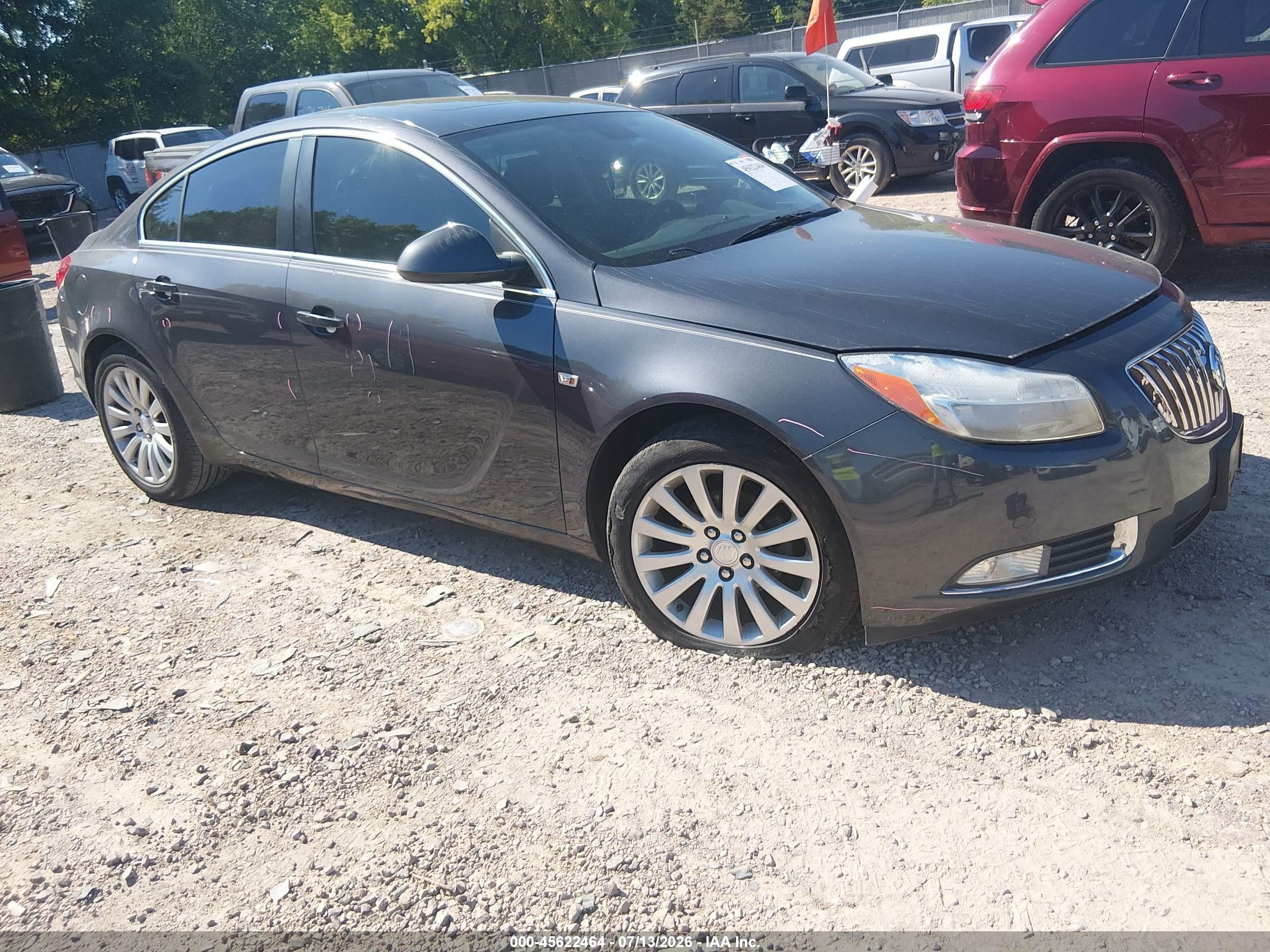 2011 Buick Regal CXL RL2, VIN 2G4GP5EC8B9197028 — Roof