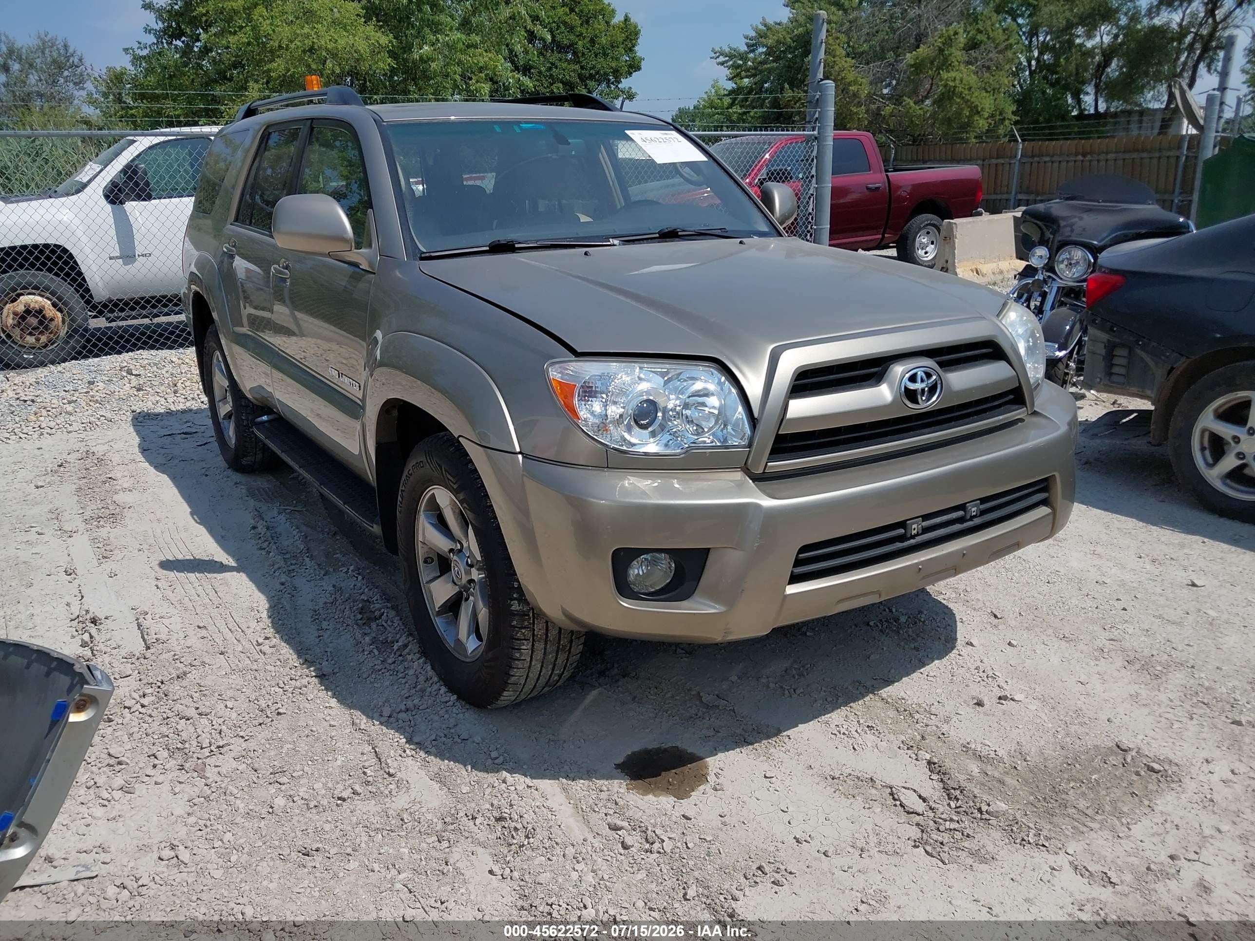 2008 Toyota 4Runner Limited, VIN JTEBU17R98K030603 — Hail