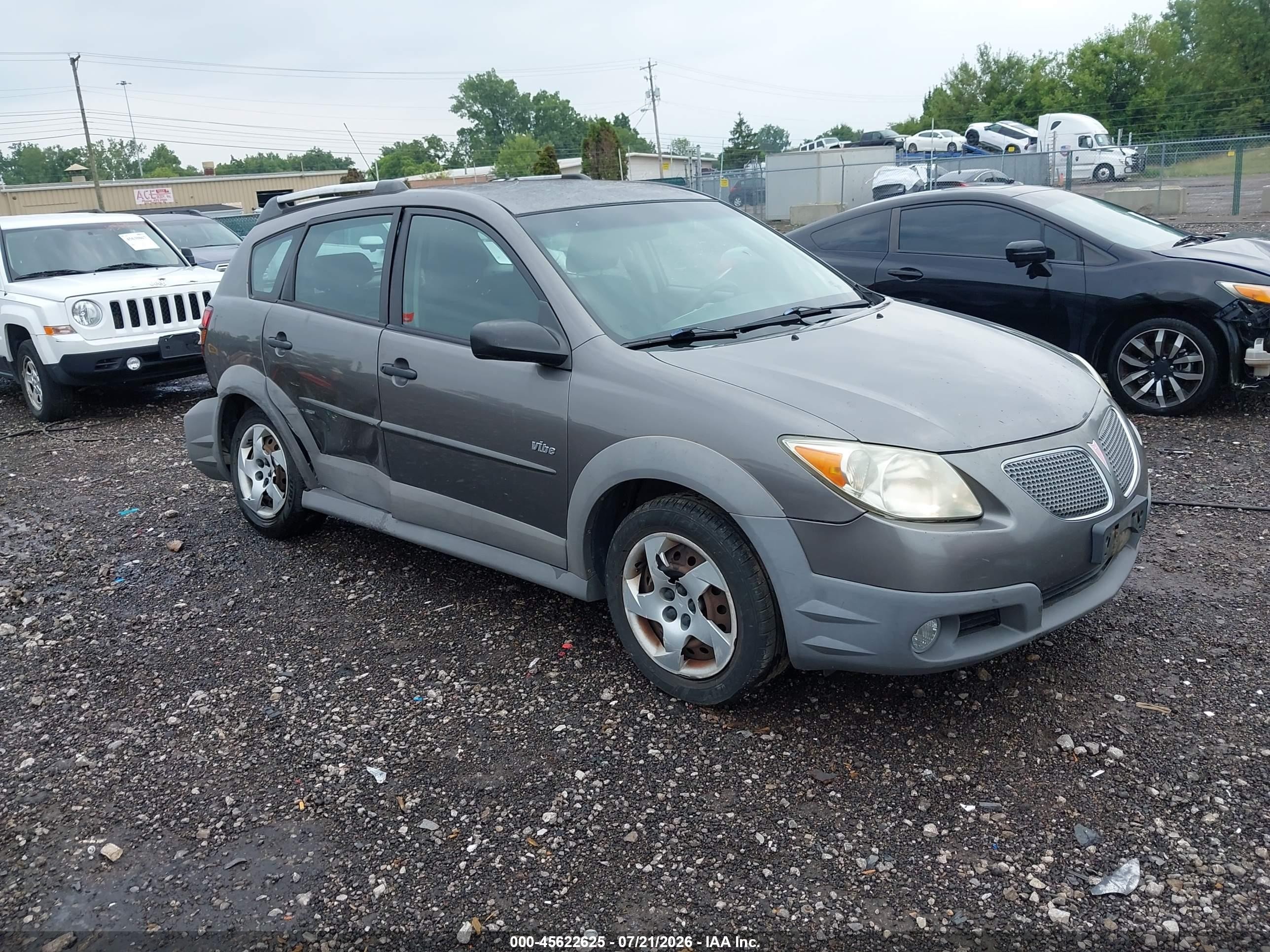 2007 Pontiac Vibe, VIN 5Y2SL65827Z405400 — Rear end