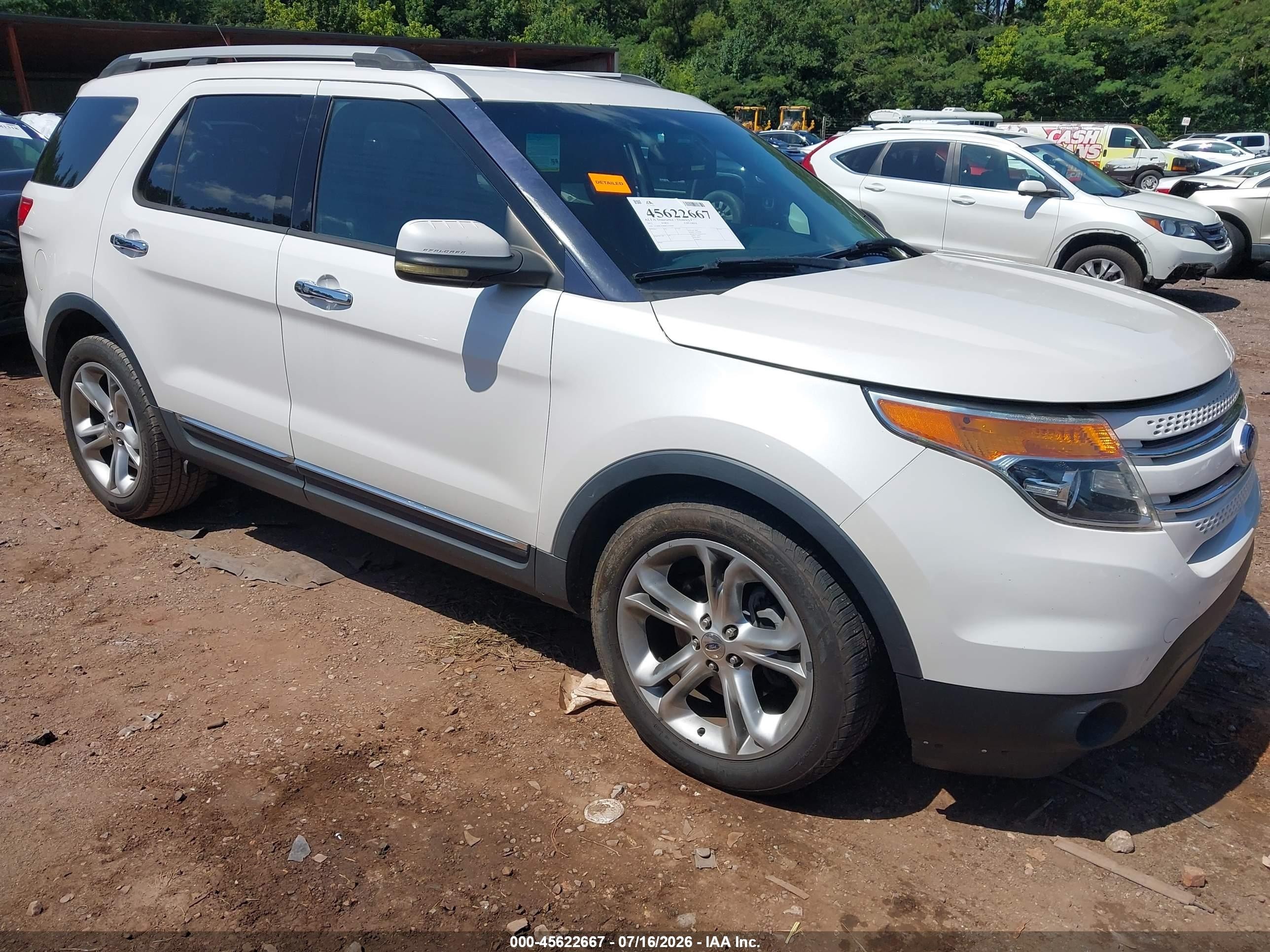 2011 Ford Explorer Limited, VIN 1FMHK7F80BGA34948 — Зад