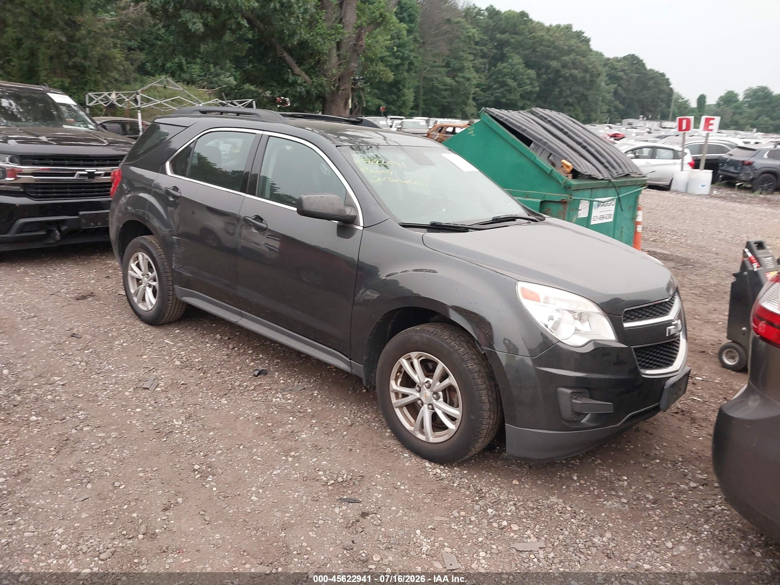 2013 Chevrolet Equinox LS, VIN 2GNALBEK3D6191421 — Normal wear