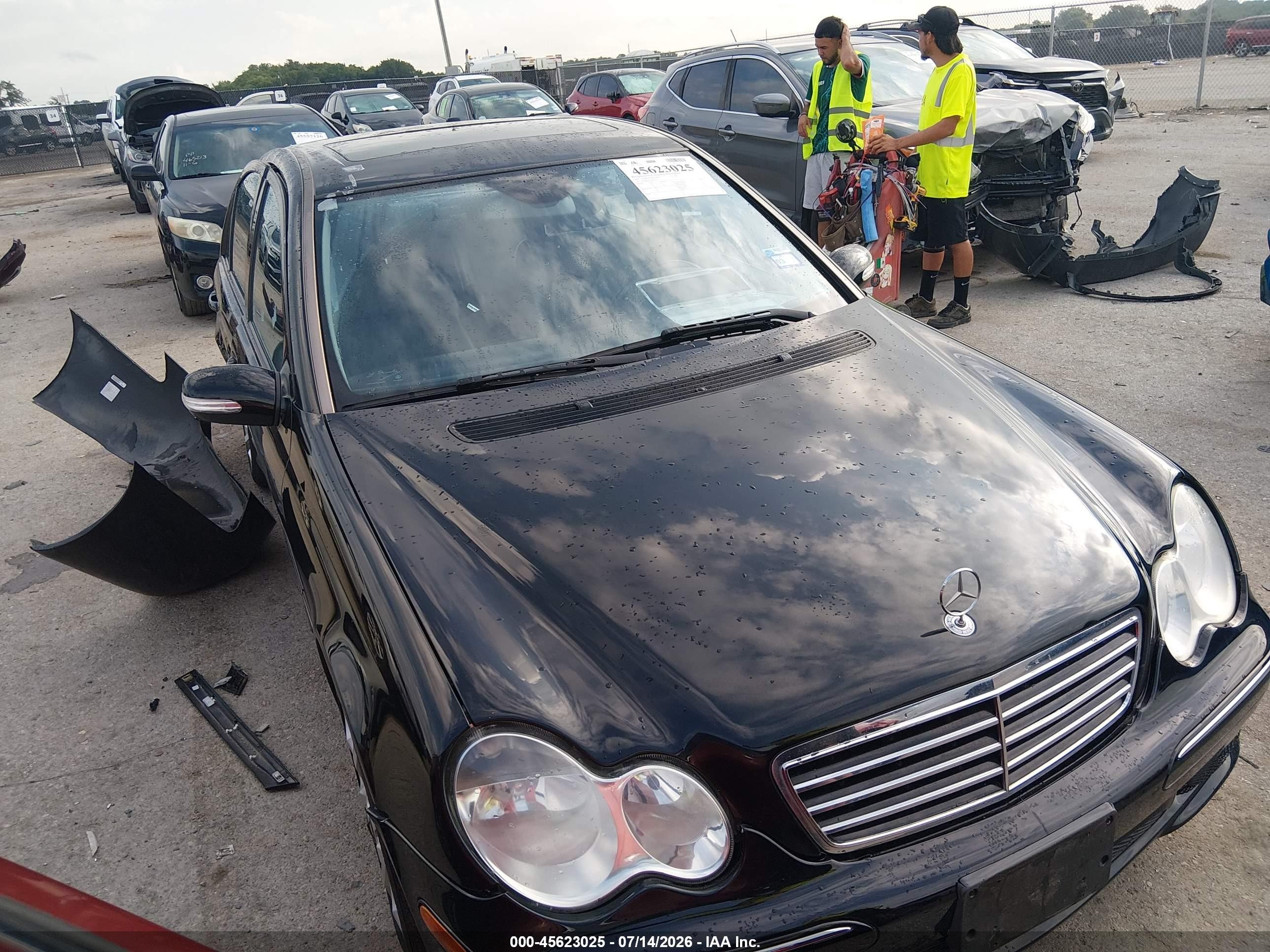 2007 Mercedes-Benz C 230 Sport, VIN WDBRF52H27F922152 — Бок
