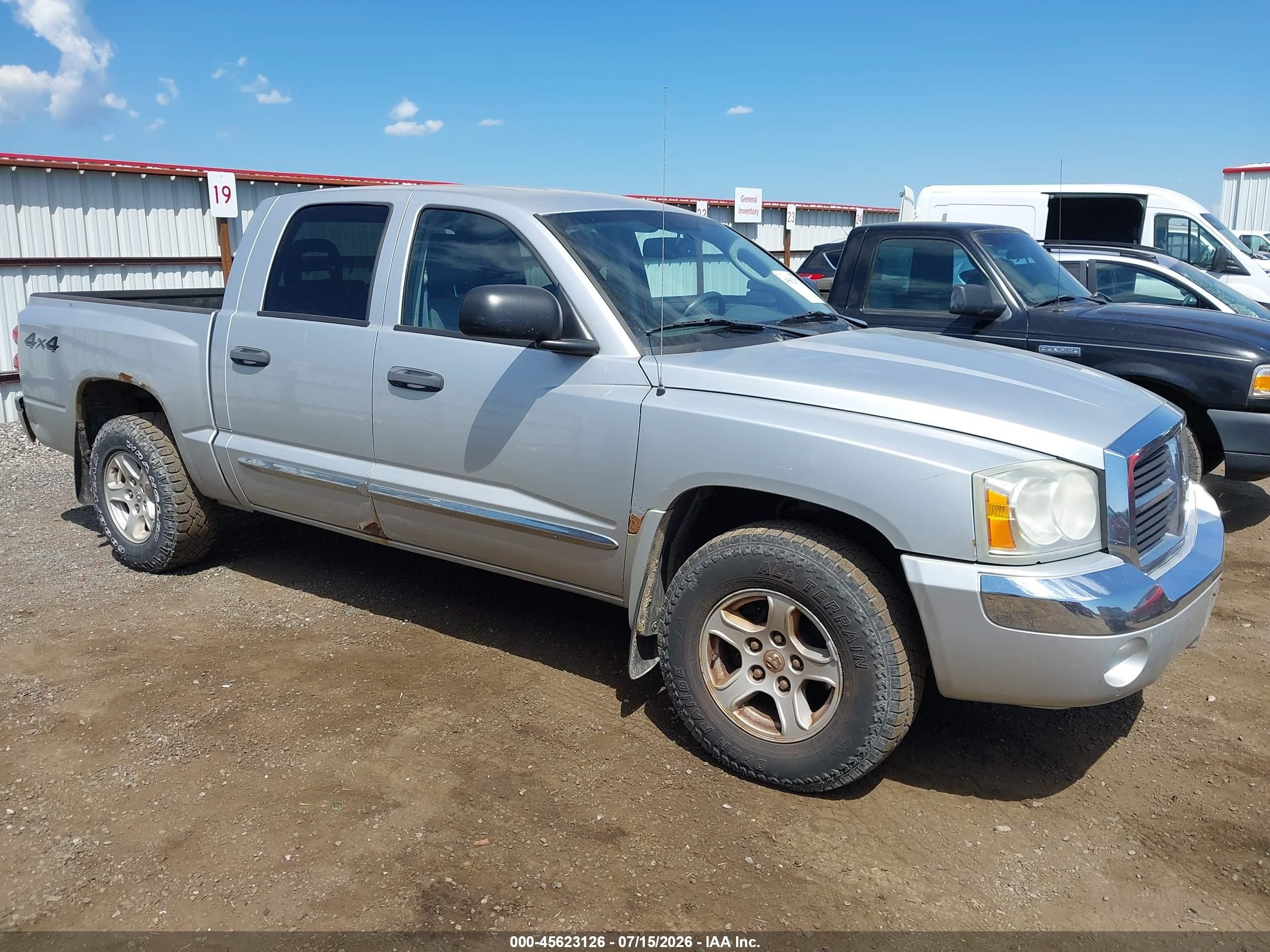2006 Dodge Dakota Laramie, VIN 1D7HW58N36S589580 — Обычный износ