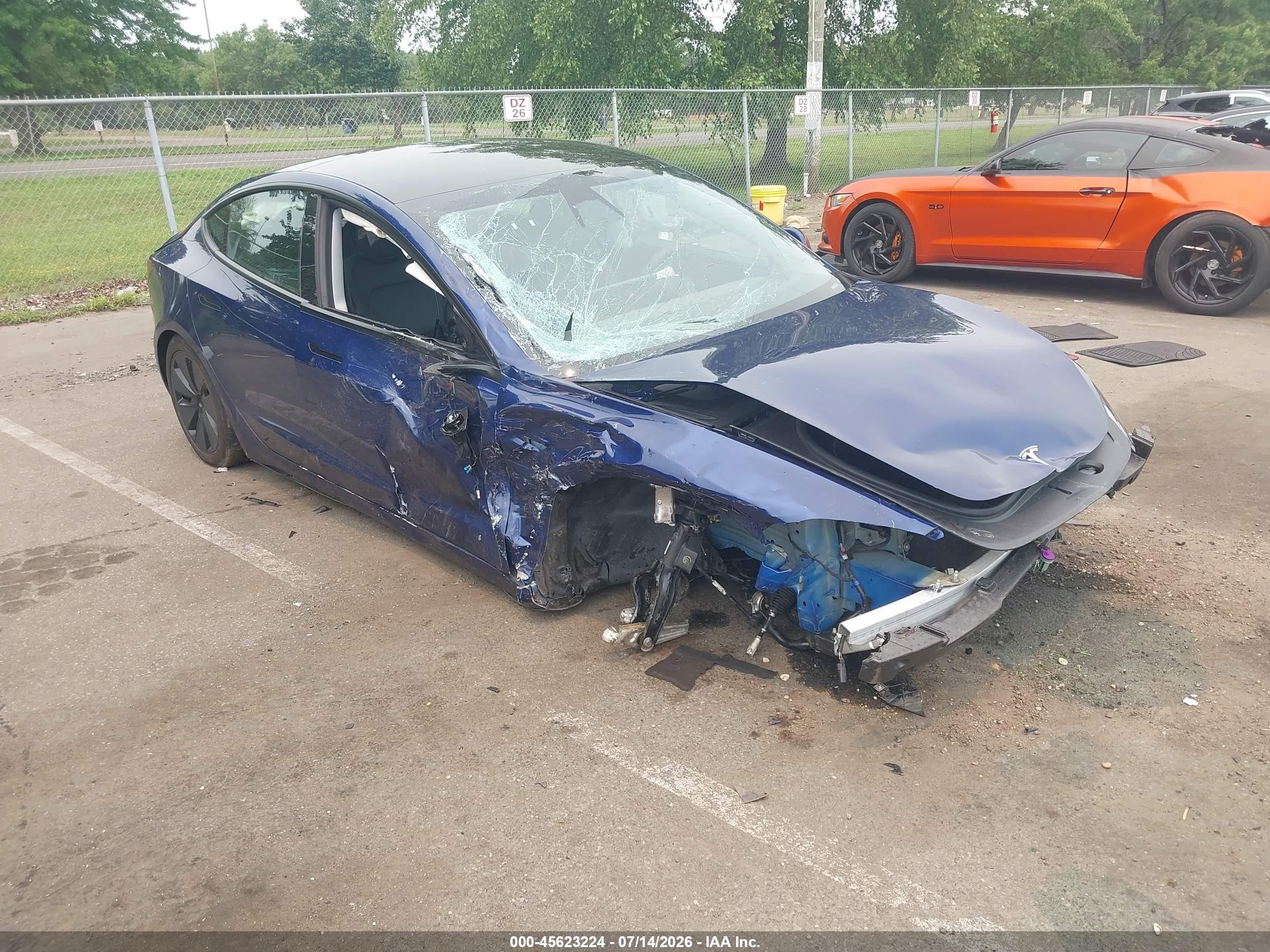 2025 Tesla Model 3 Long Range, VIN 5YJ3E1EB3SF914603 — All over