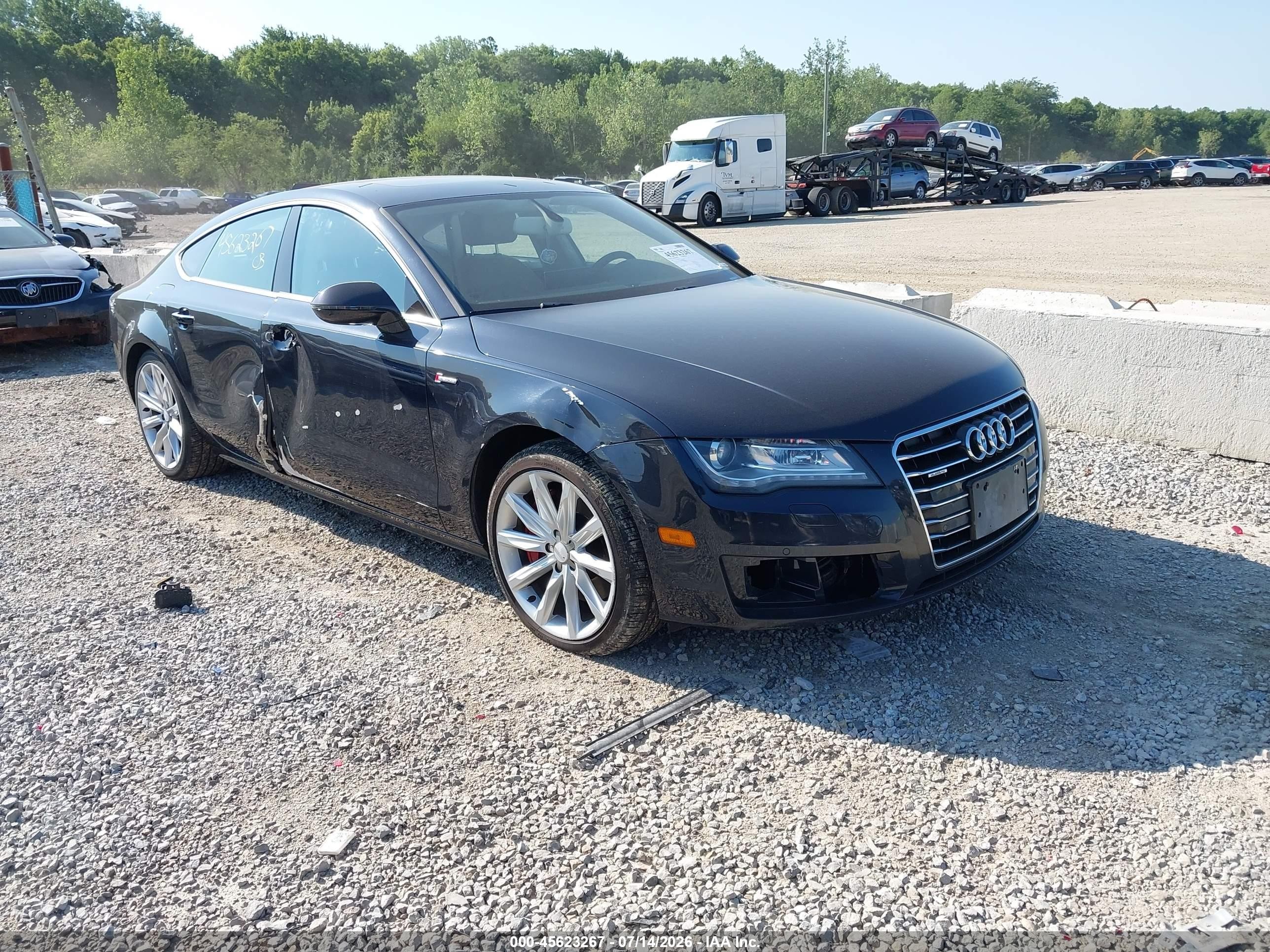 2013 Audi A7 Premium Plus, VIN WAUYGAFC6DN034858 — Side