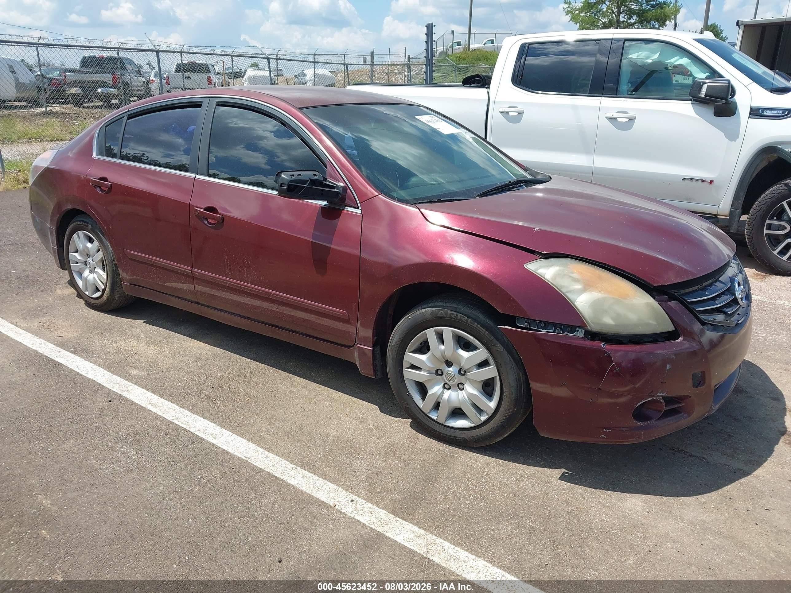 2012 Nissan Altima S, VIN 1N4AL2AP1CC237673 — Repossession