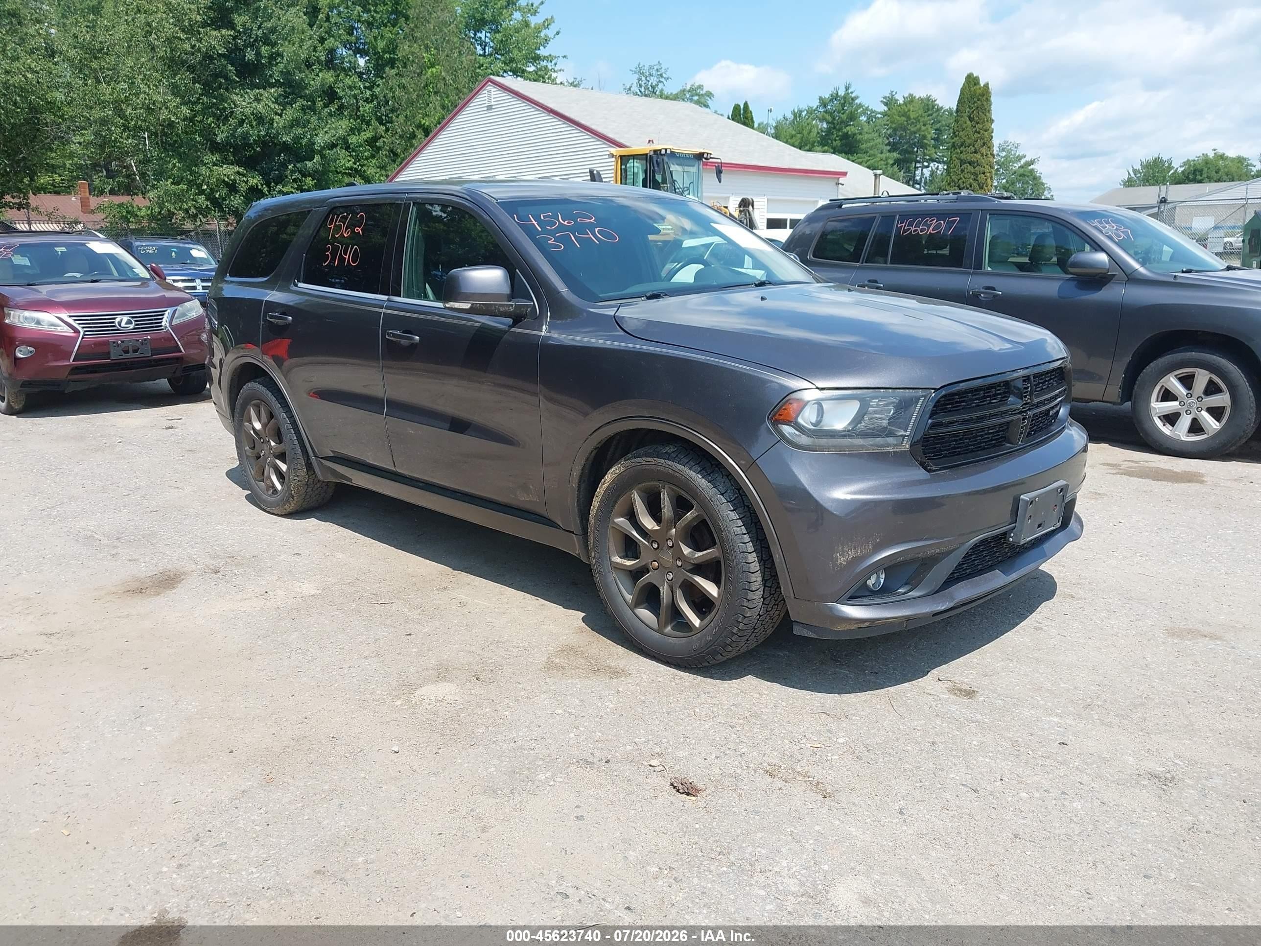 2016 Dodge Durango Limited, VIN 1C4RDHDG2GC483887 — Normal wear