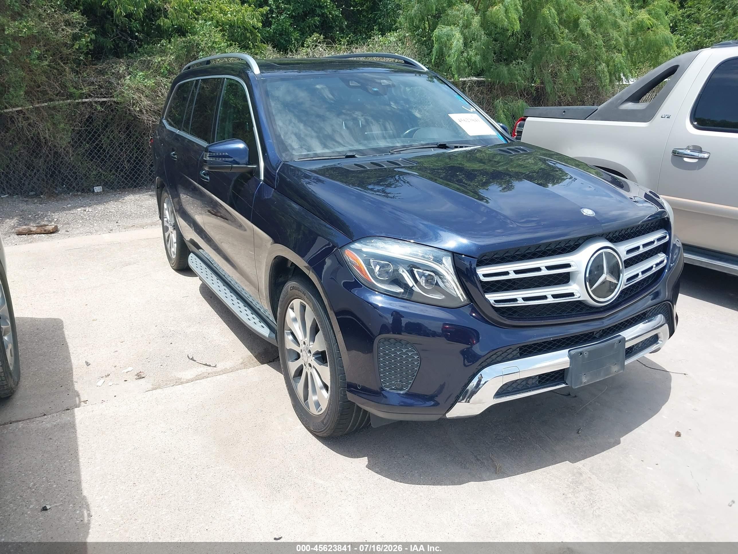 2017 Mercedes-Benz GLS 450, VIN 4JGDF6EE2HA755160 — Repossession