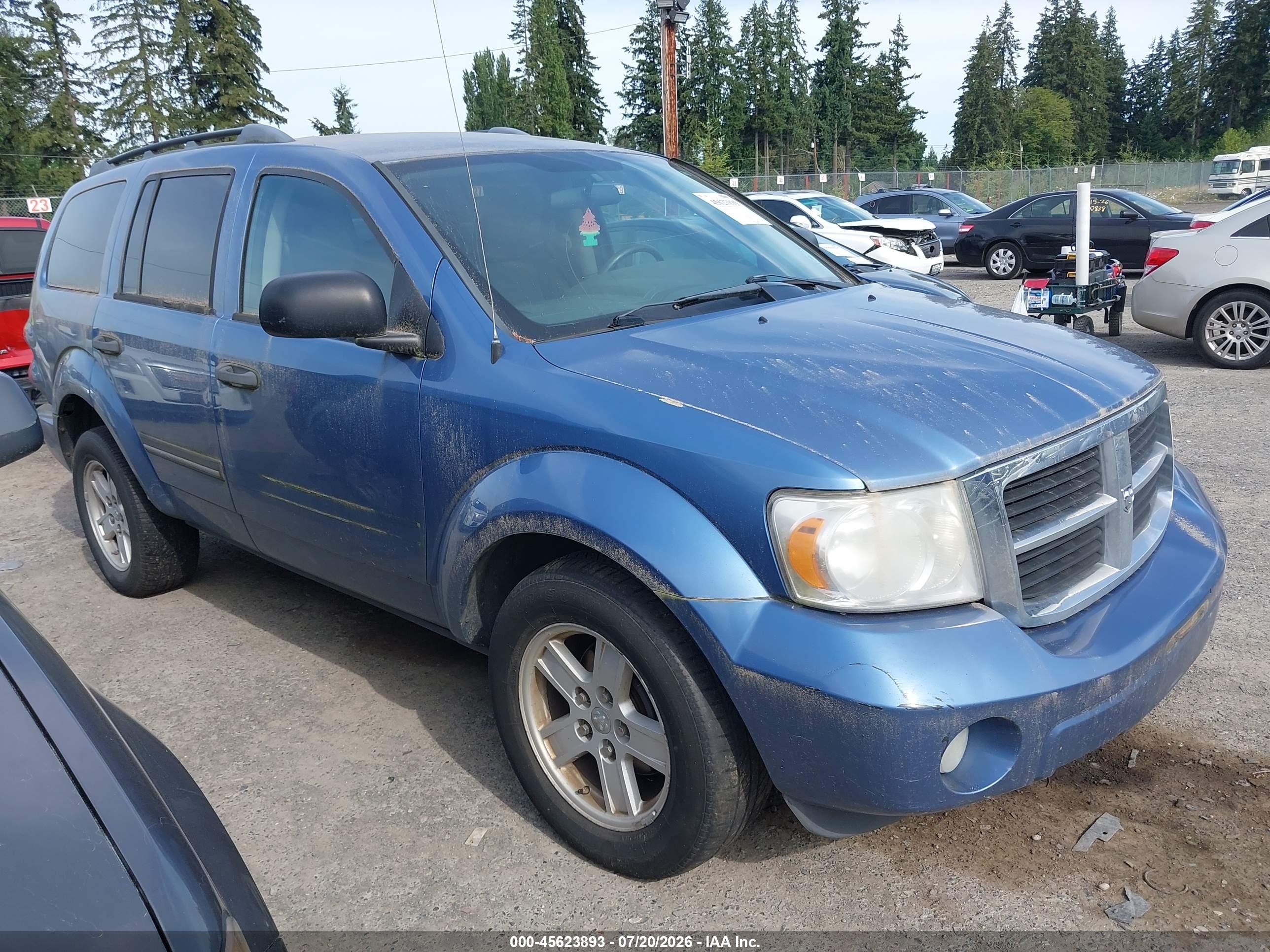 2008 Dodge Durango SLT, VIN 1D8HB48N18F123871 — Normal wear