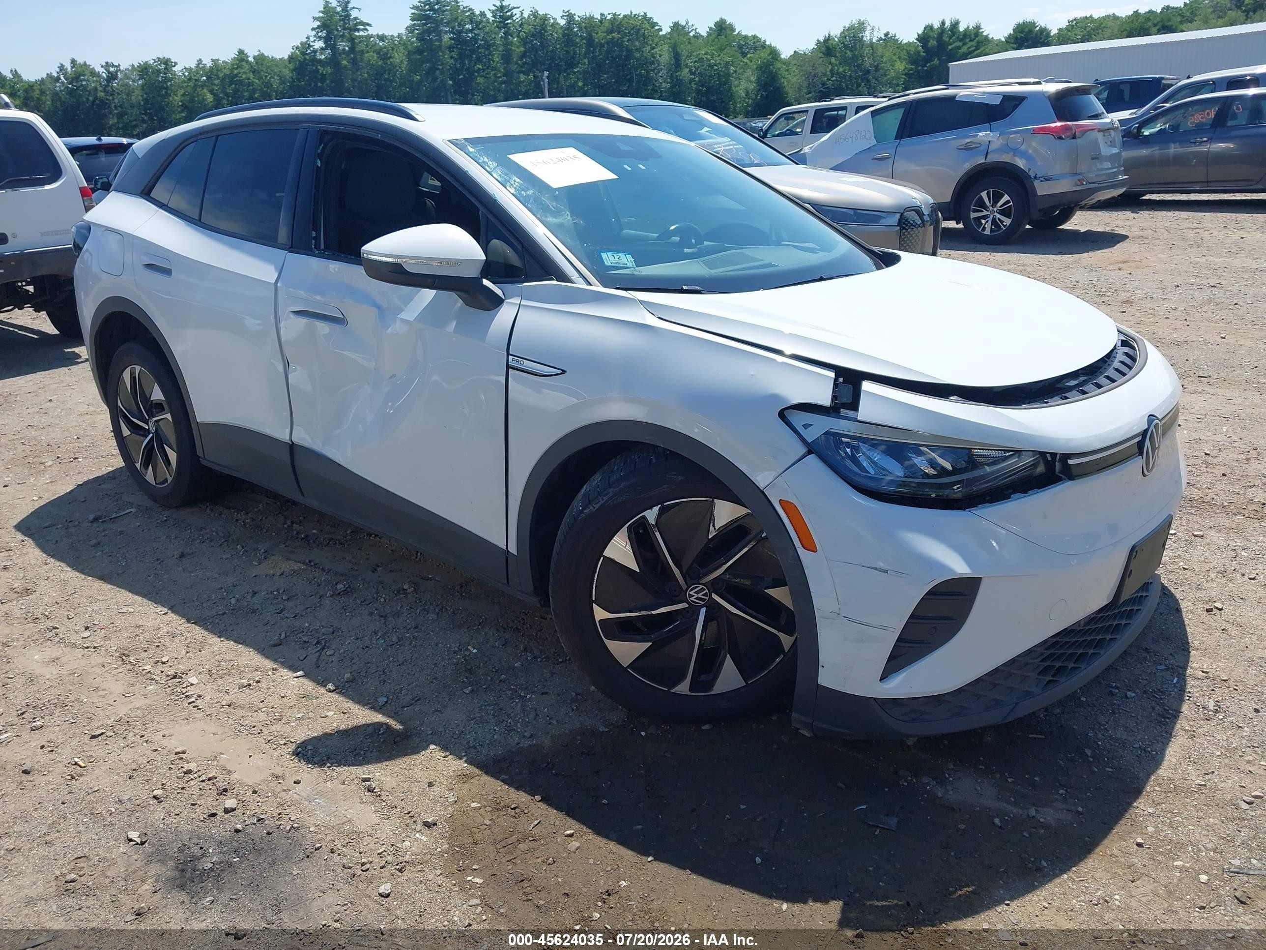 2022 Volkswagen ID.4 Pro, VIN WVGRMPE22NP070950 — Side