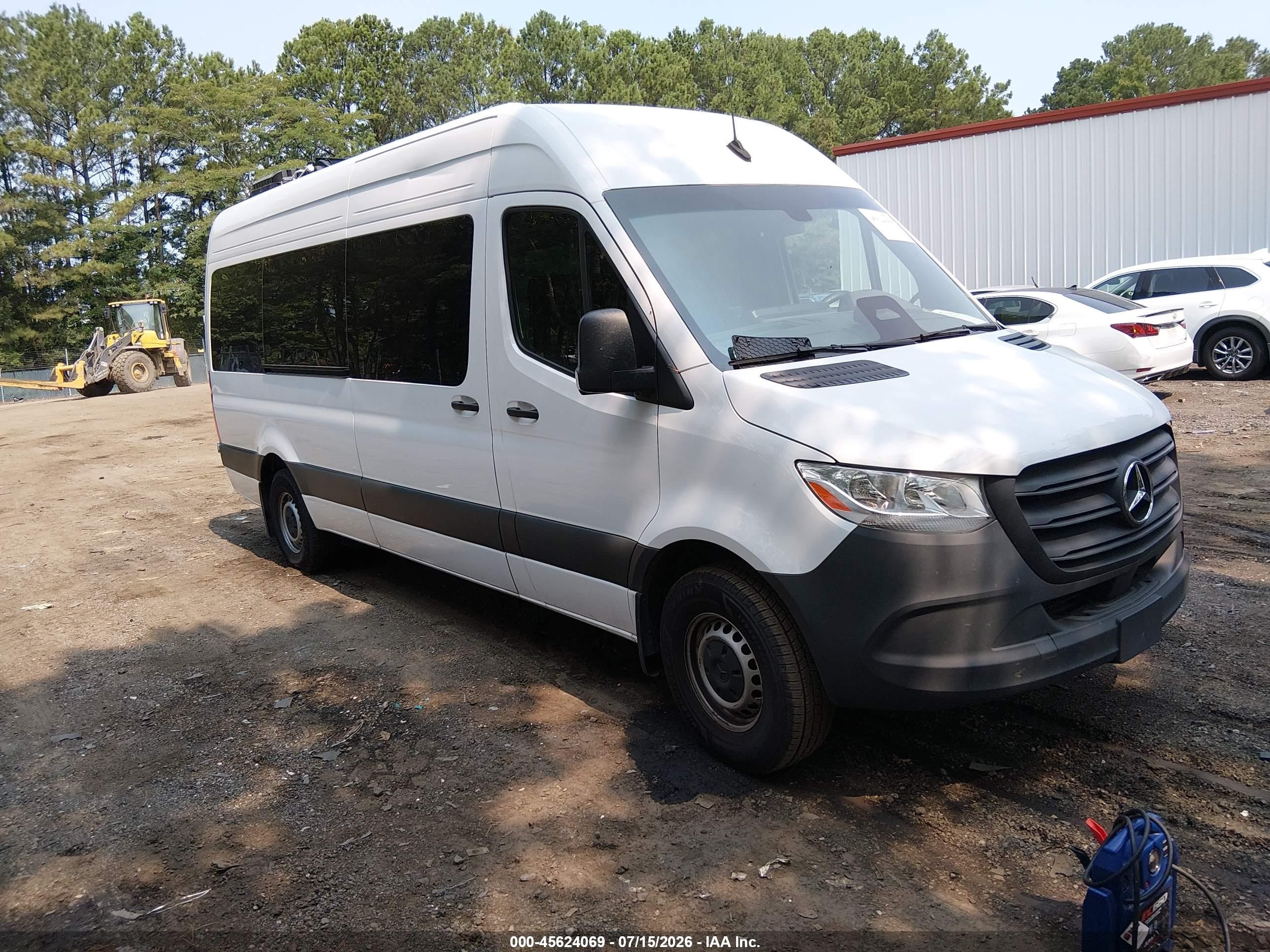 2025 Mercedes-Benz Sprinter Passenger, VIN W1Z4KGHY0ST203803 — Rear end