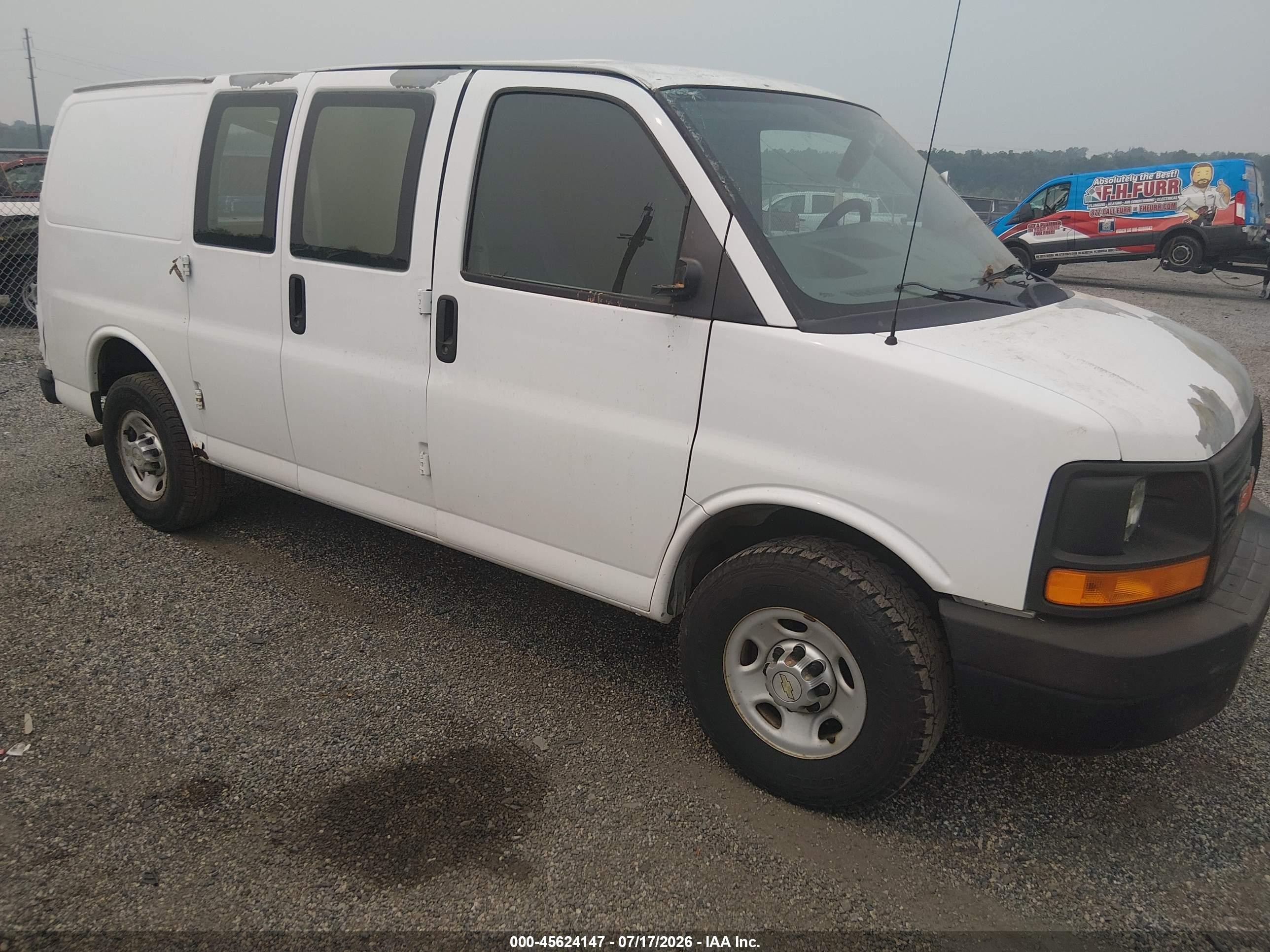 2011 Chevrolet Express Cargo, VIN 1GCWGFCA6B1177839 — Not stated