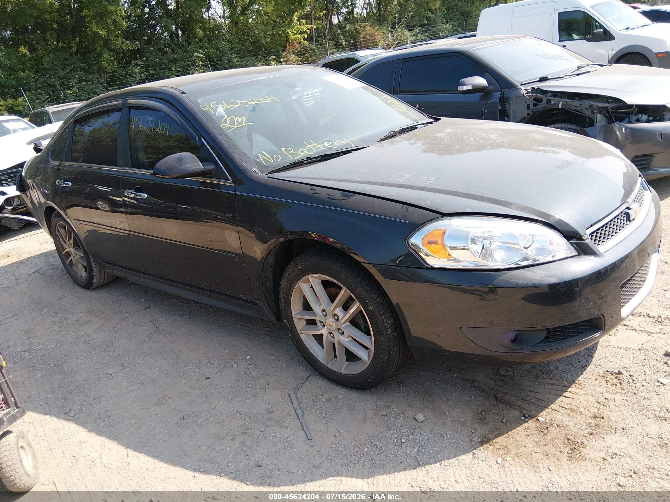 2012 Chevrolet Impala LTZ, VIN 2G1WC5E33C1110107 — Rear end