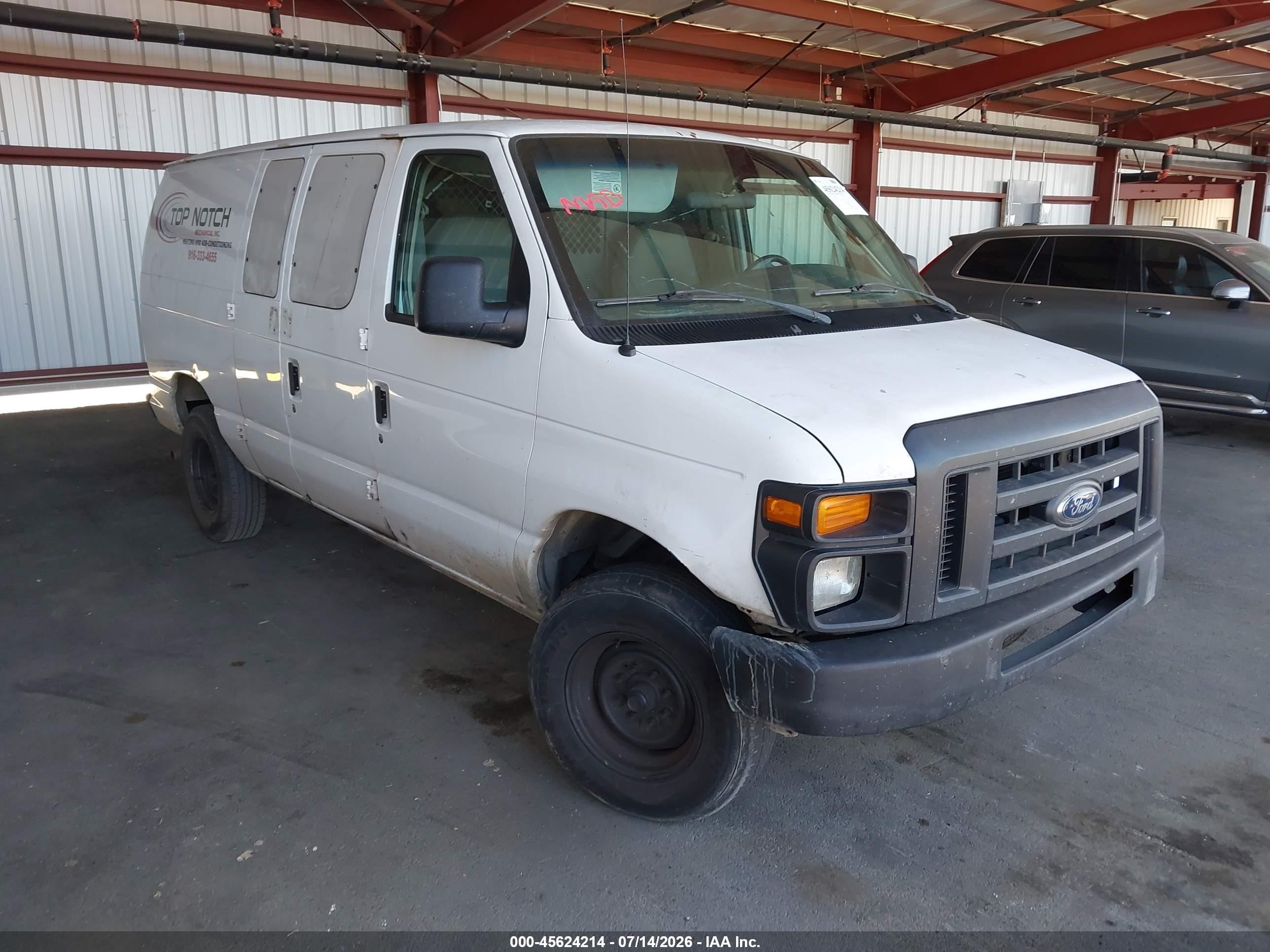 2008 Ford Econoline Cargo Commercial, VIN 1FTNE24W98DA39322 — Normal wear
