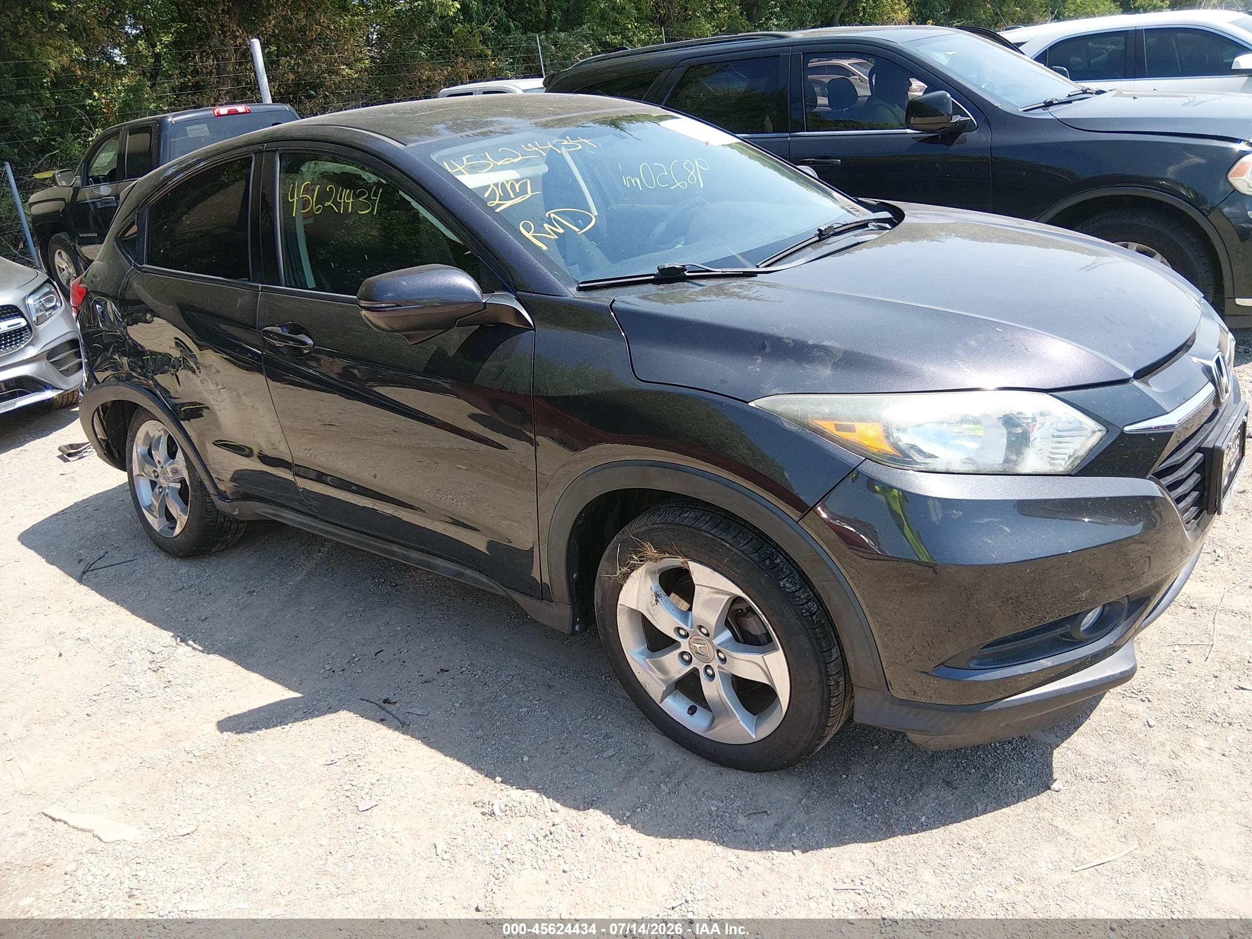 2017 Honda HR-V EX, VIN 3CZRU6H52HM706145 — Зад