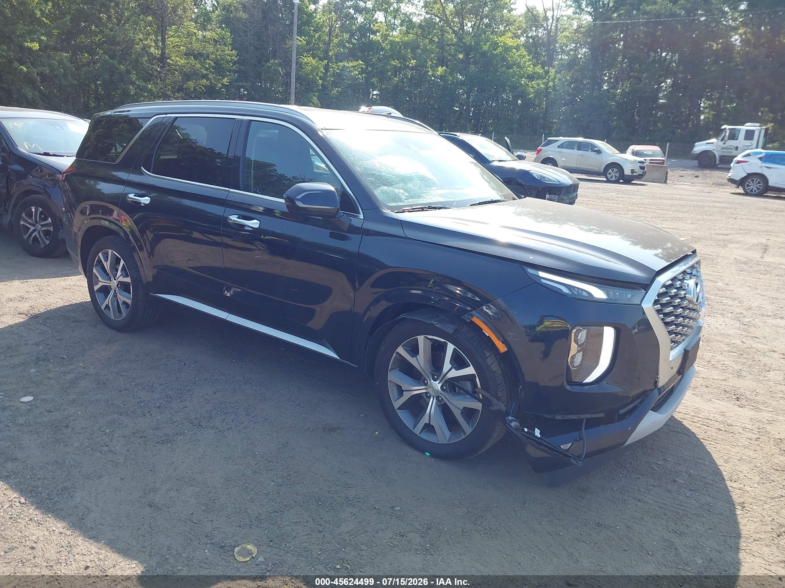 2022 Hyundai Palisade Limited, VIN KM8R5DHEXNU374238 — Front end