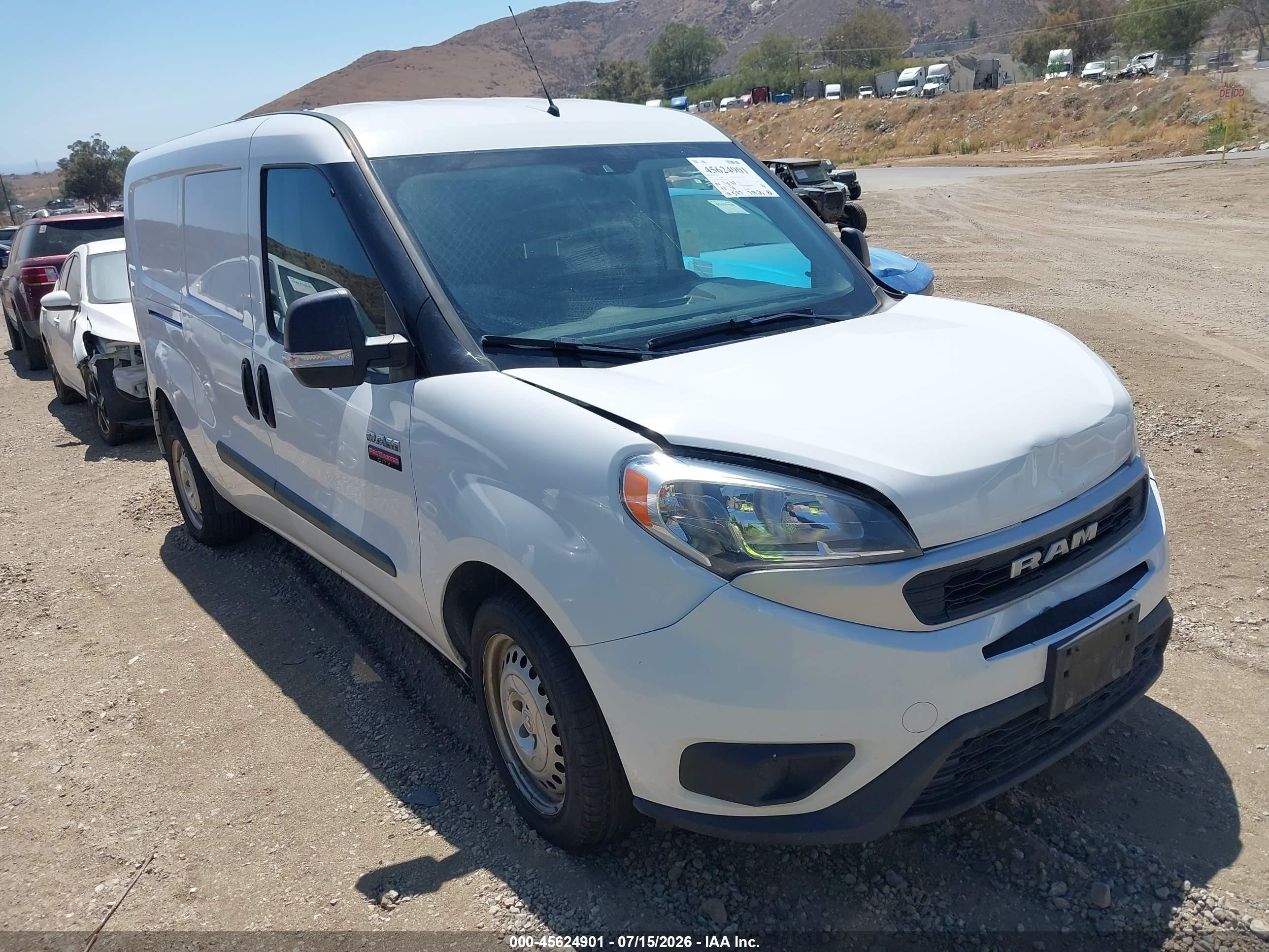 2022 Ram ProMaster City Cargo Tradesman, VIN ZFBHRFAB4N6X52500 — Front end