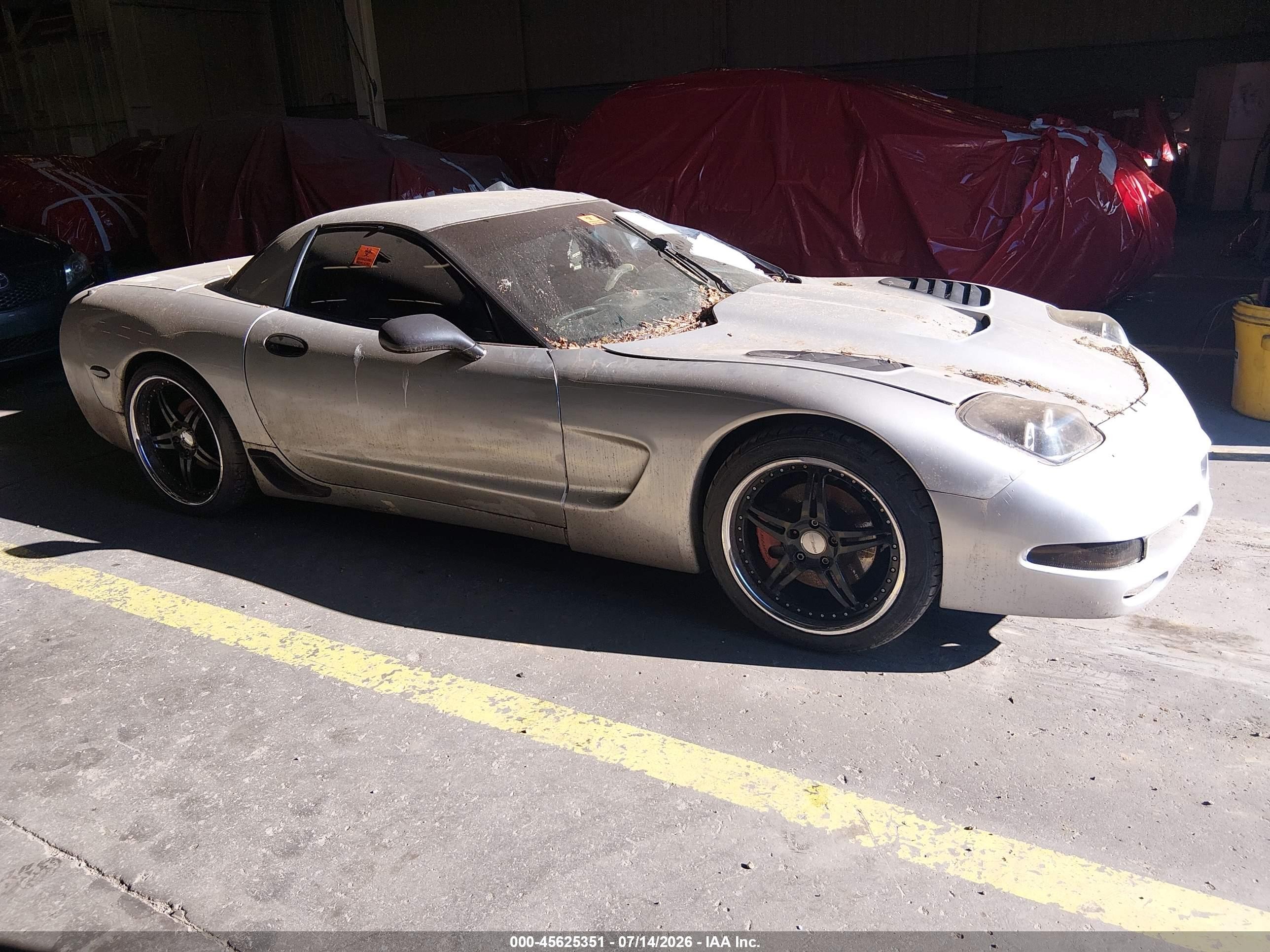 2001 Chevrolet Corvette Z06, VIN 1G1YY12S215126177 — Theft recovery