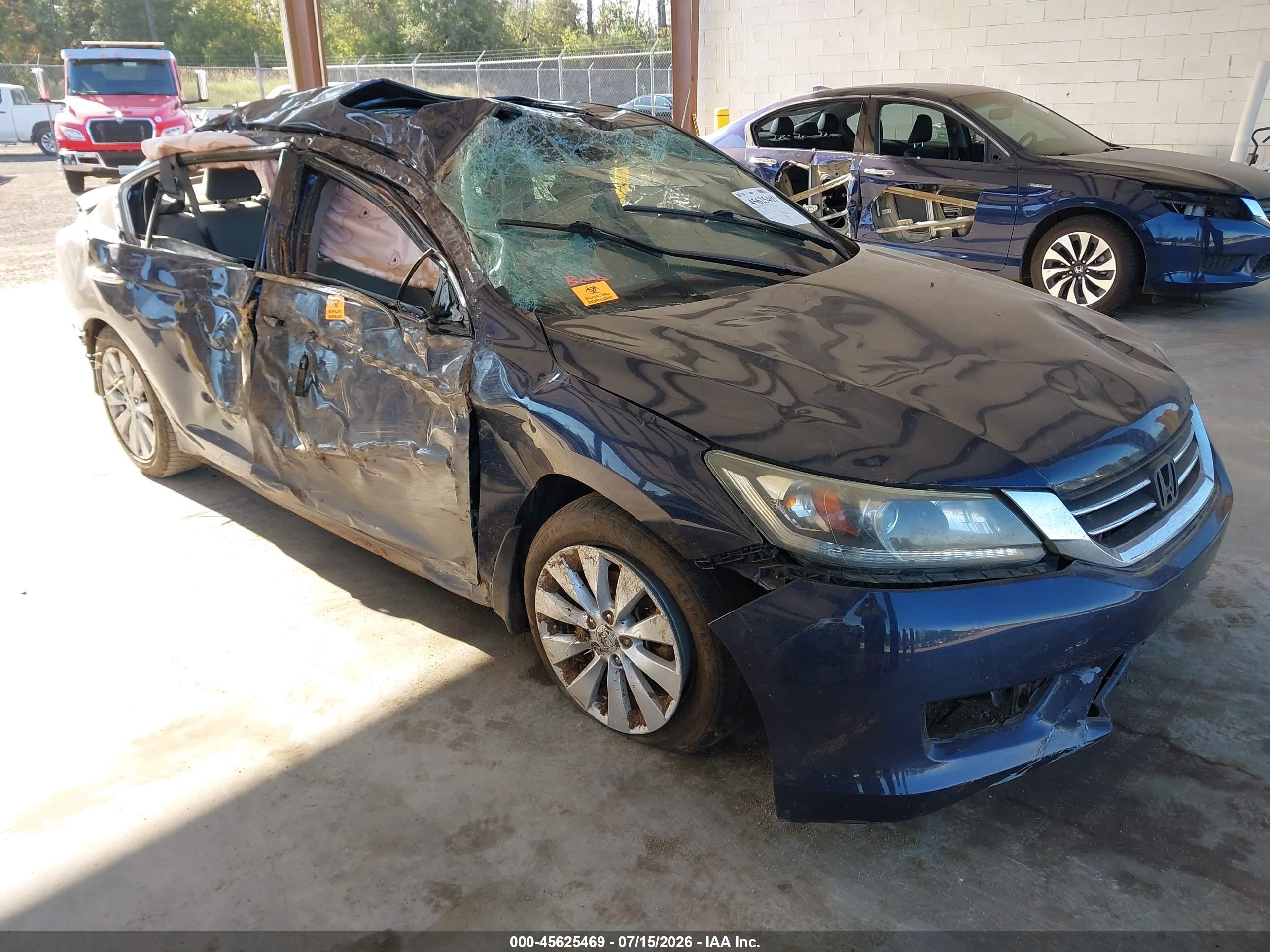 2015 Honda Accord EX-L, VIN 1HGCR2F86FA147925 — Biohazard / chemical
