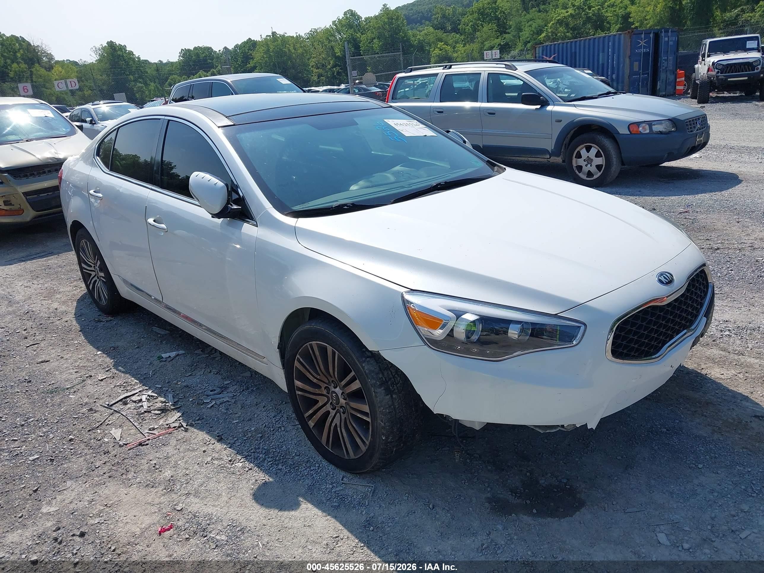 2016 Kia Cadenza, VIN KNALN4D76G5211226 — Front end