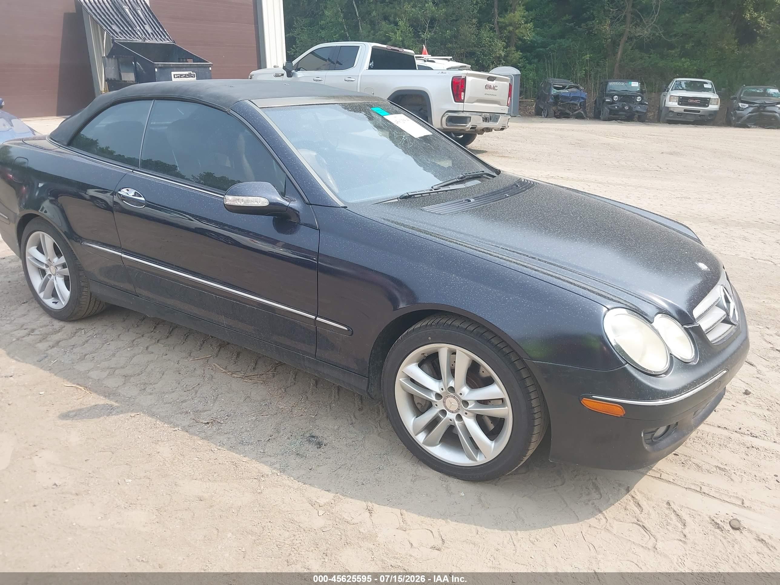 2009 Mercedes-Benz CLK 350, VIN WDBTK56F59T101593 — Not stated