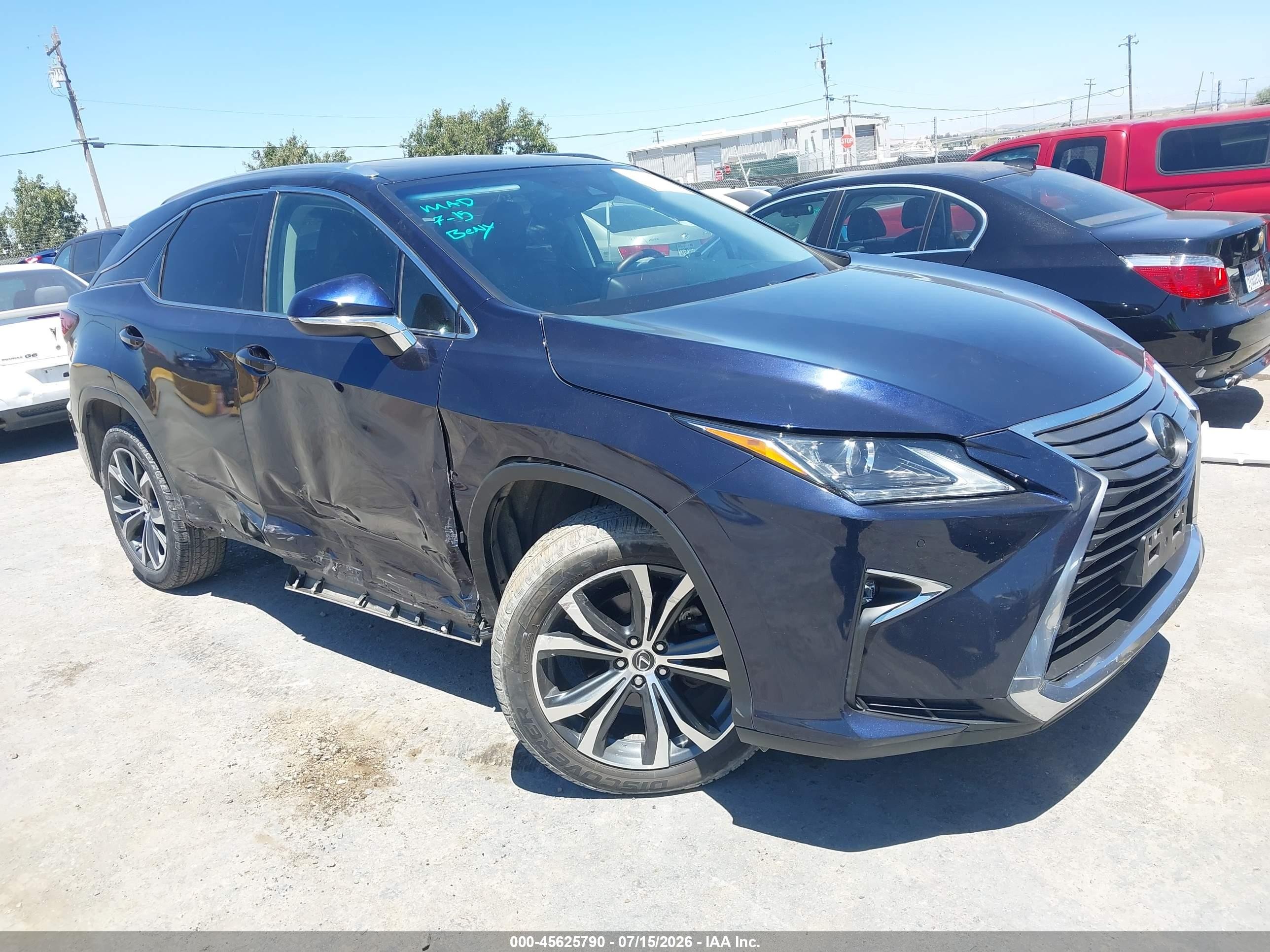 2019 Lexus RX 350, VIN 2T2ZZMCA7KC131164 — Side