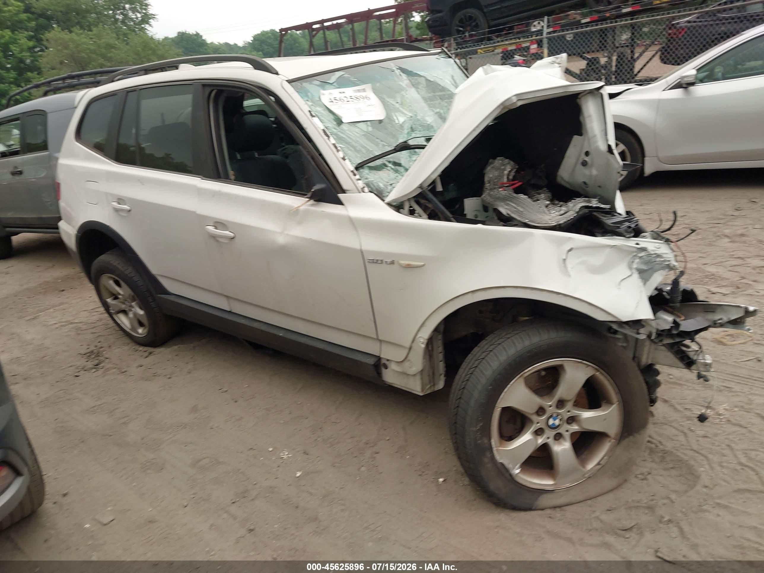 2007 BMW X3 3.0si, VIN WBXPC93487WJ01936 — По всему кузову