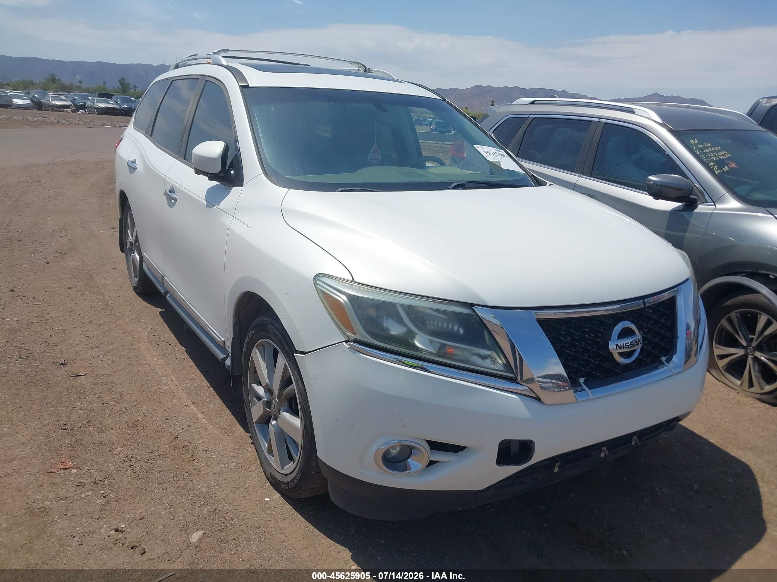2014 Nissan Pathfinder S, VIN 5N1AR2MM6EC614510 — Обычный износ