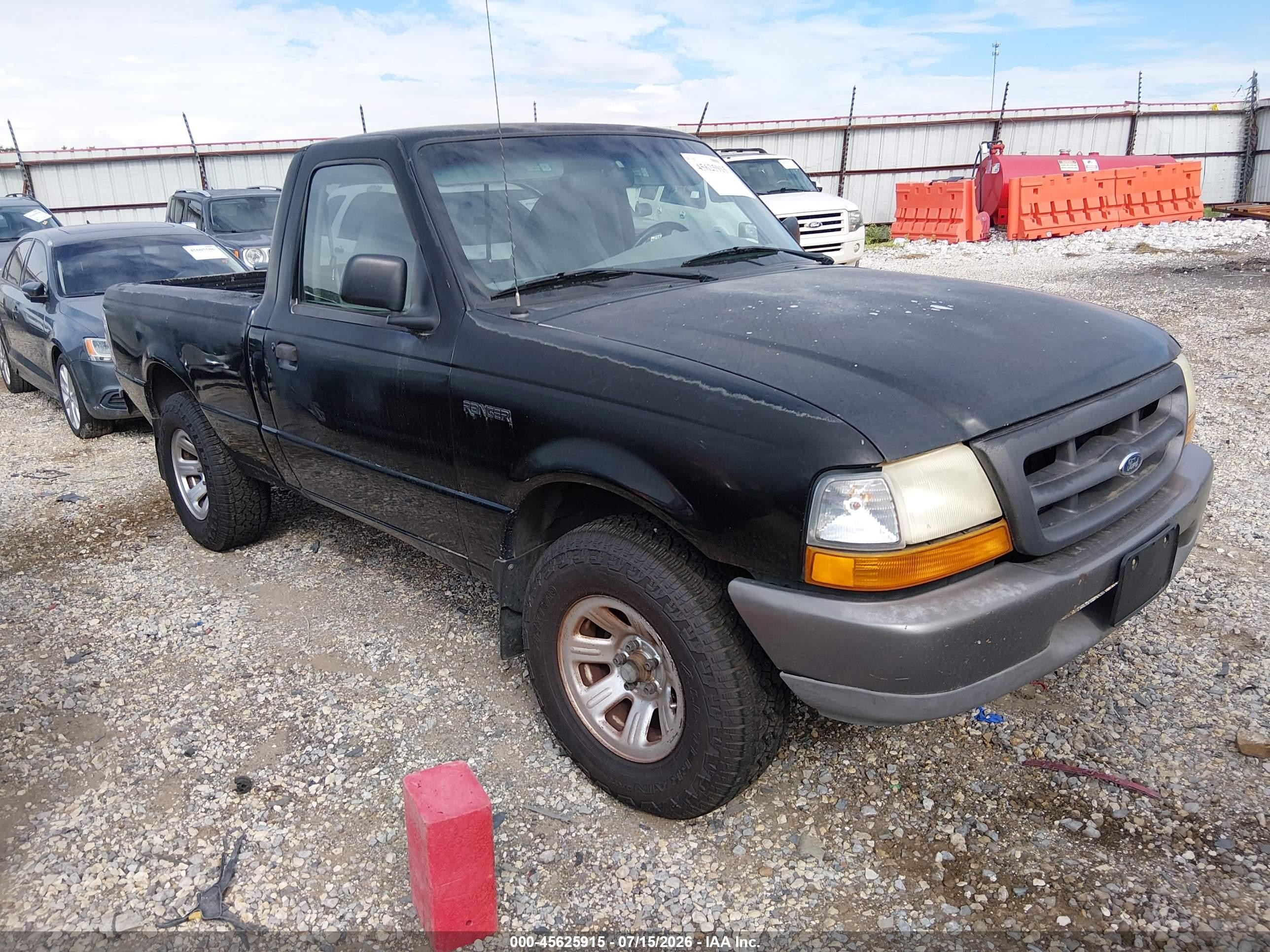 1999 Ford Ranger XL, VIN 1FTYR10V0XPB52159 — Repossession