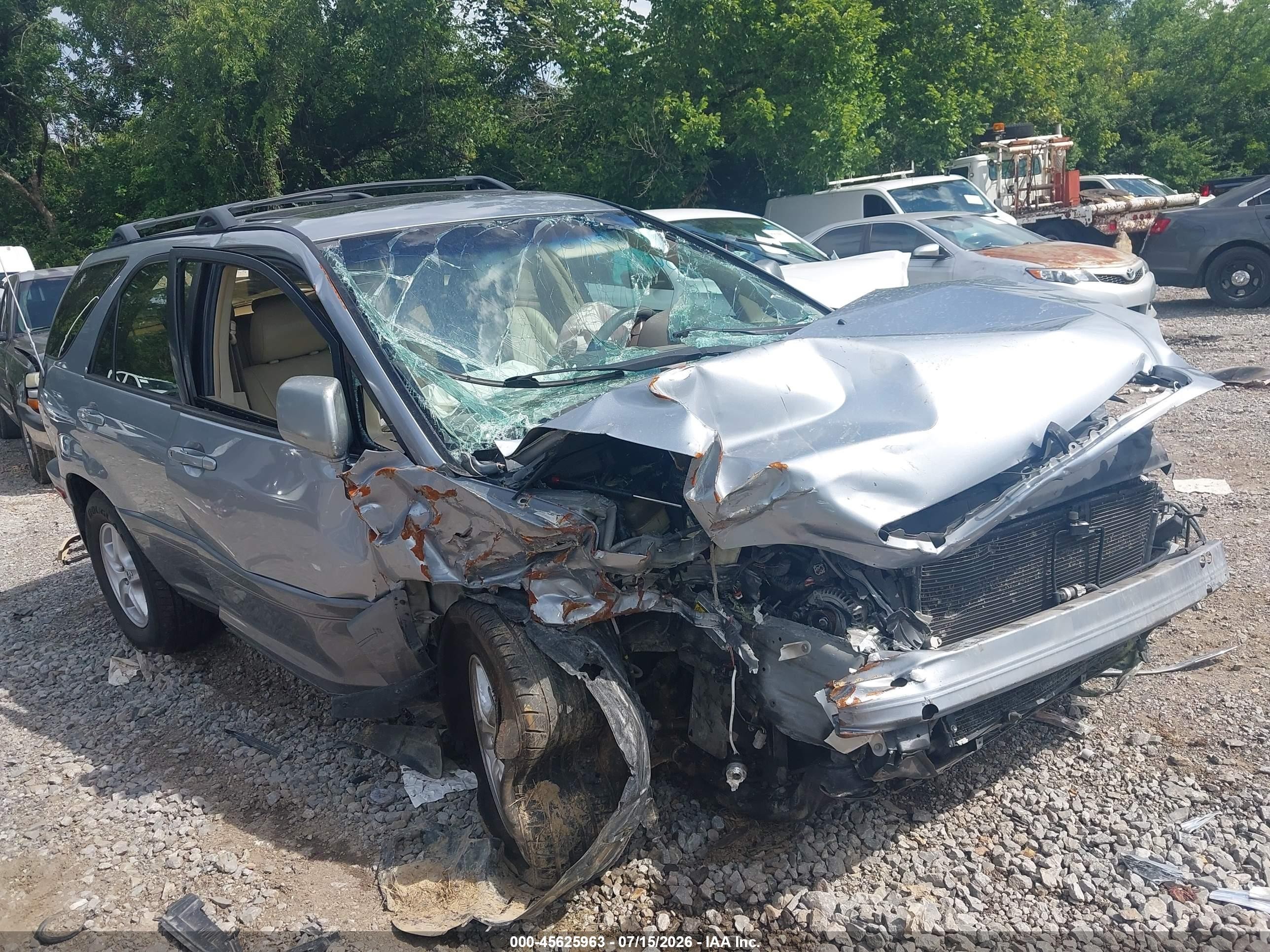 2002 Lexus RX 300, VIN JTJGF10U720124949 — Front end