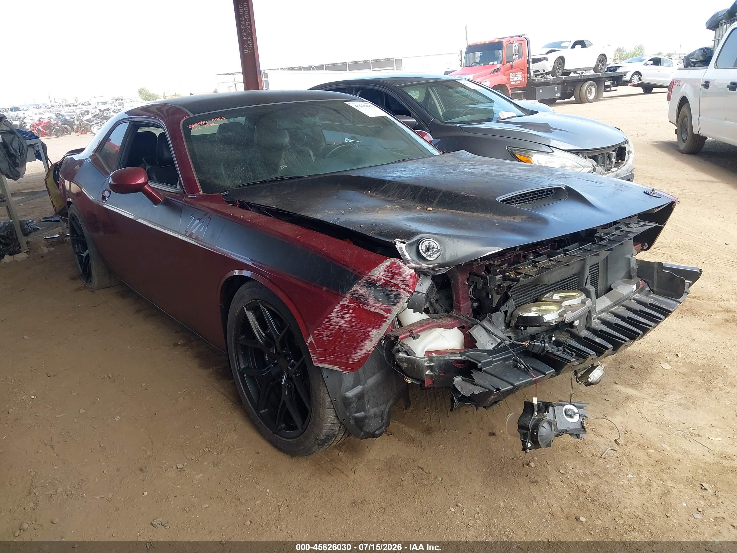 2020 Dodge Challenger R/T Scat Pack, VIN 2C3CDZFJXLH159618 — Front end