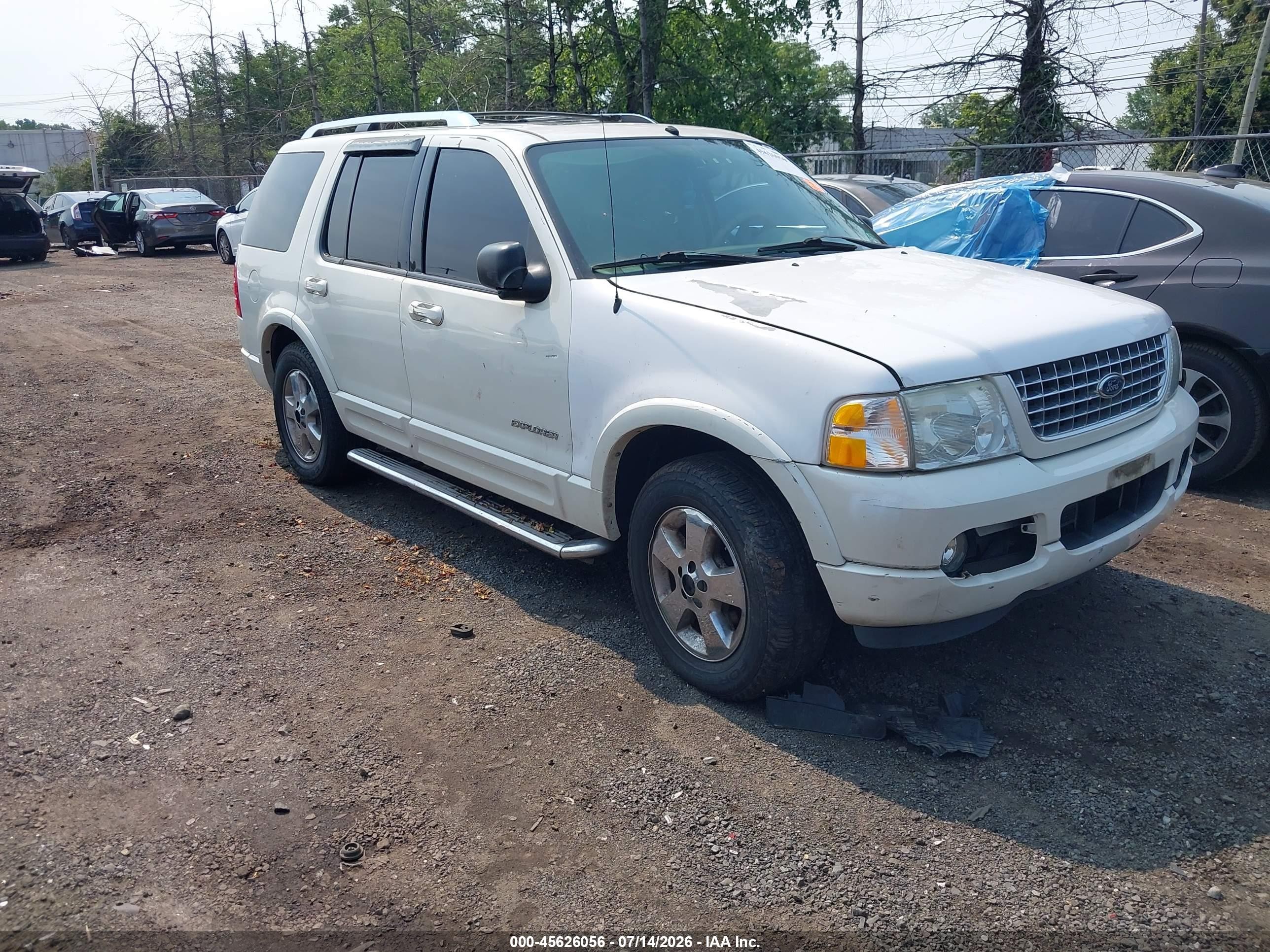 2004 Ford Explorer Limited, VIN 1FMDU75W54ZB09496 — Rear end