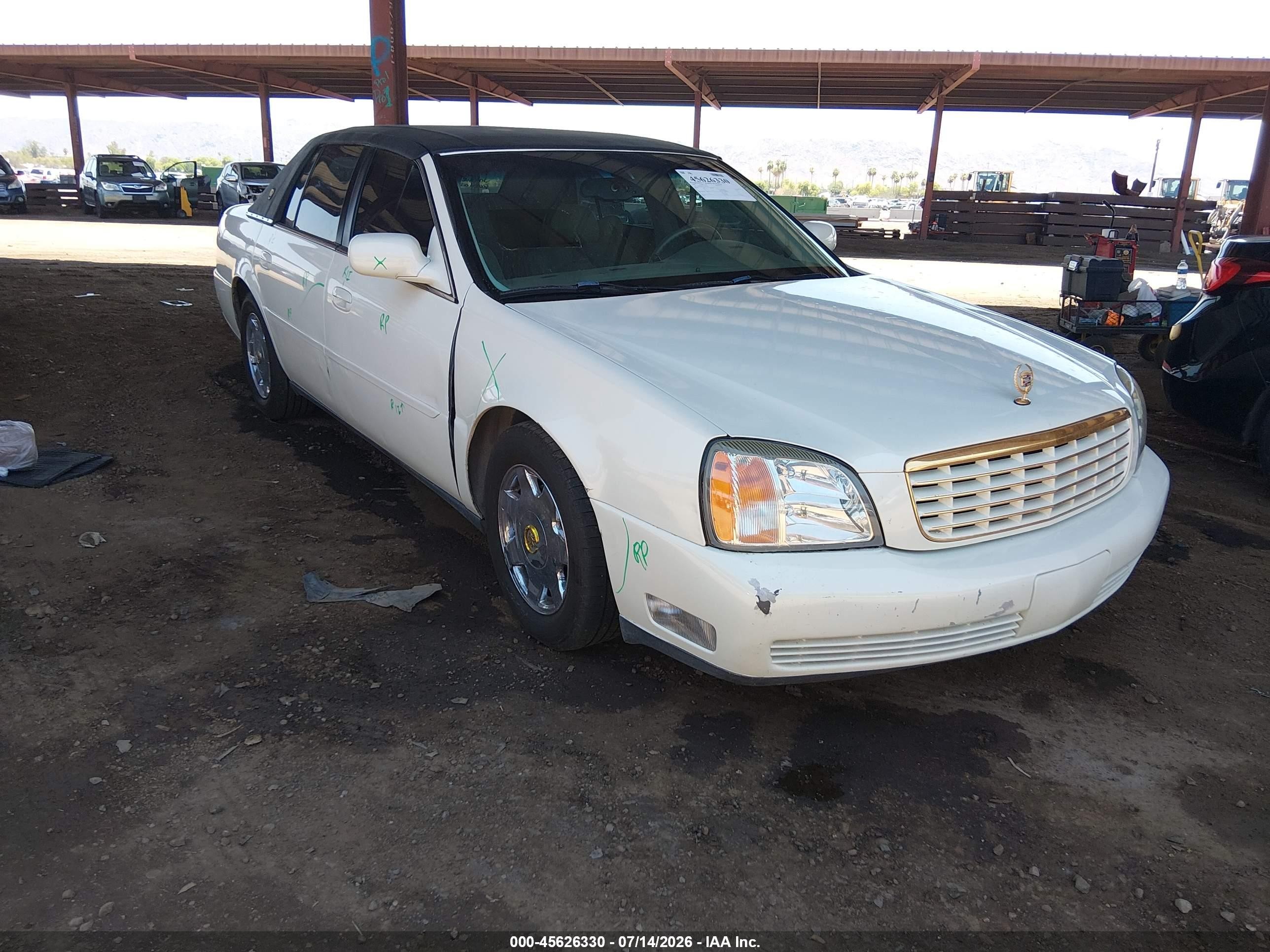 2001 Cadillac DeVille, VIN 1G6KD54Y21U293360 — Перед
