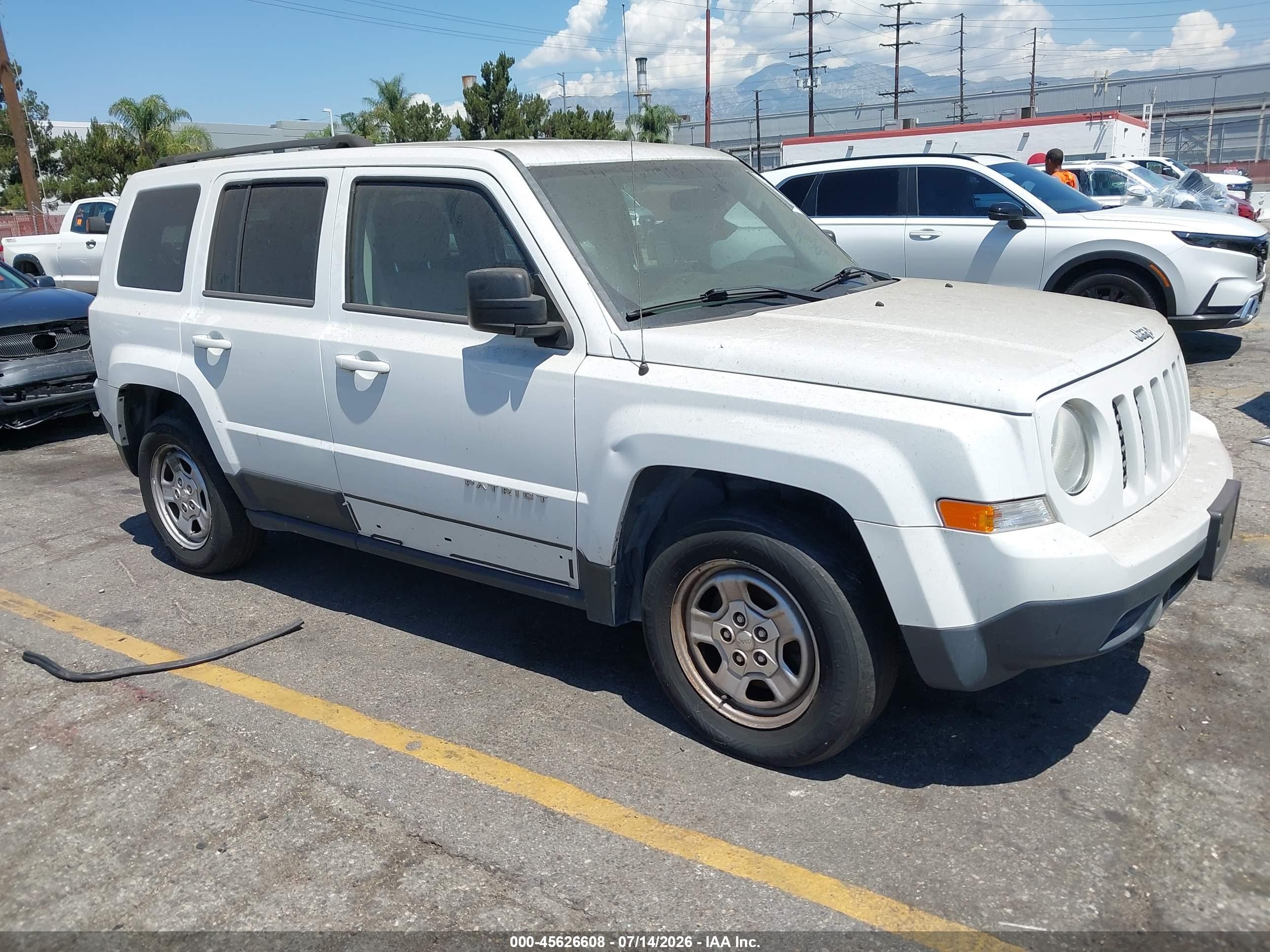 2015 Jeep Patriot Sport, VIN 1C4NJPBA1FD235431 — Normal wear