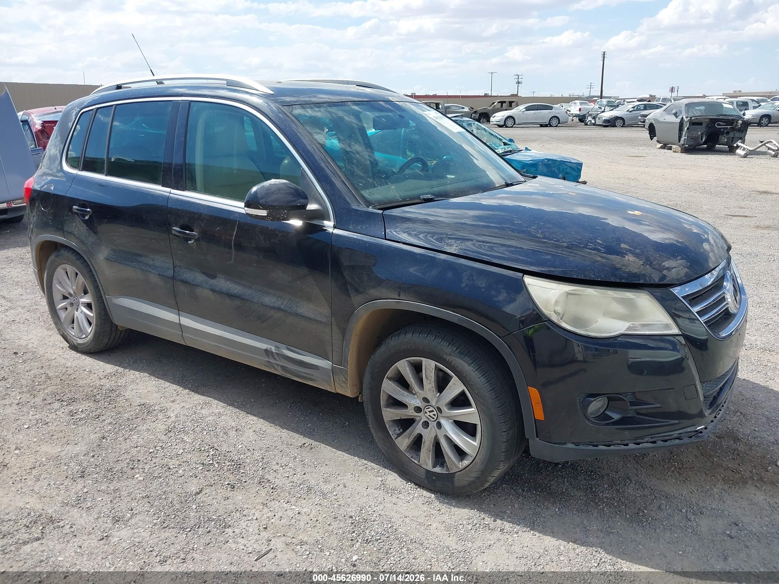 2009 Volkswagen Tiguan SE, VIN WVGBV75N29W539460 — Обычный износ